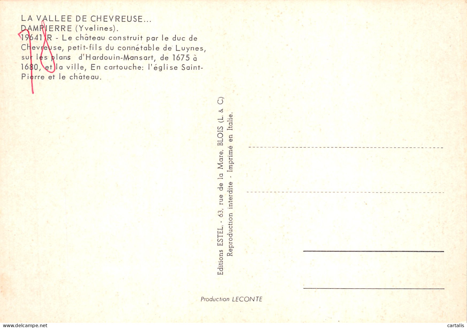 78-DAMPIERRE-N°C4095-A/0107 - Dampierre En Yvelines