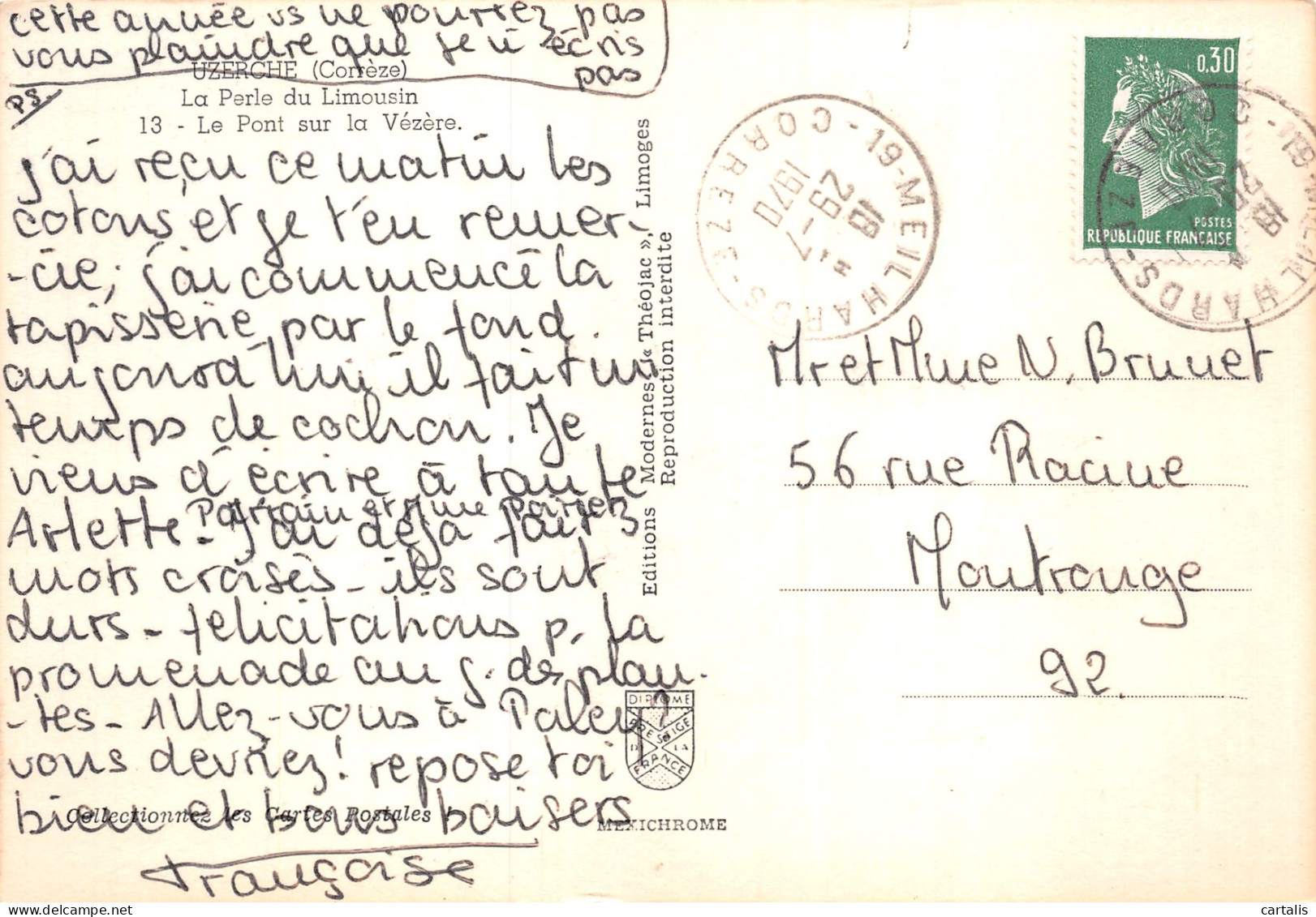 19-UZERCHE-N°C4095-D/0337 - Uzerche