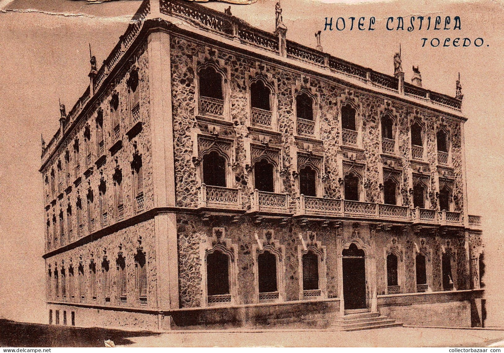 Hotel Castilla Toledo Spain Postcard - Hotels & Gaststätten