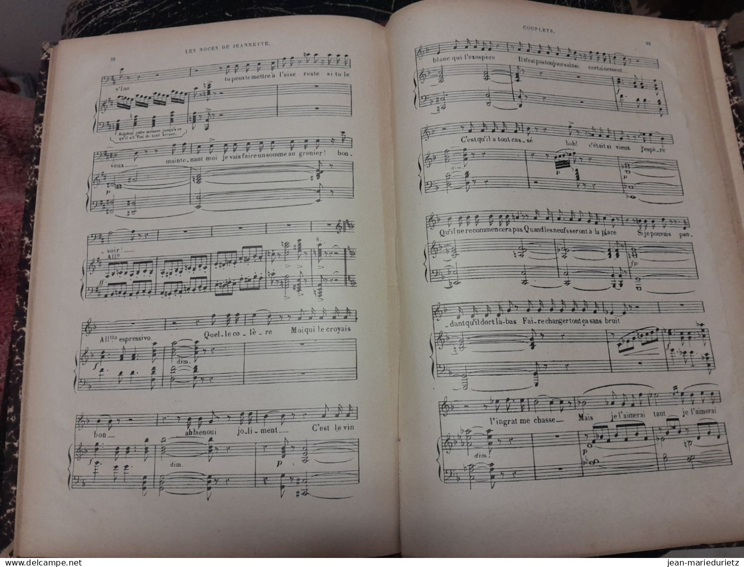 Très Belle Partition 1900 - Opera