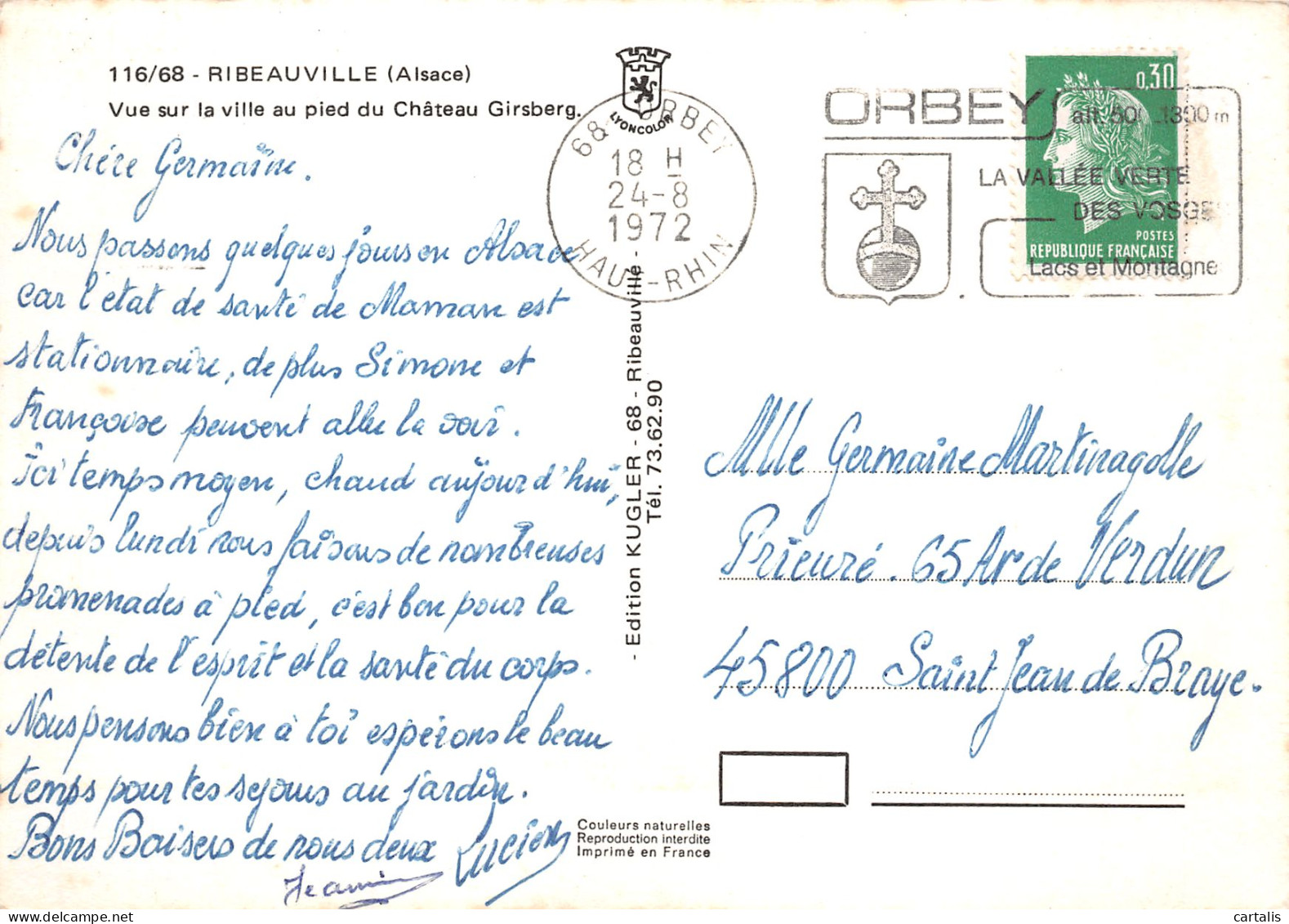 68-RIBEAUVILLE-N°C4095-D/0047 - Ribeauvillé
