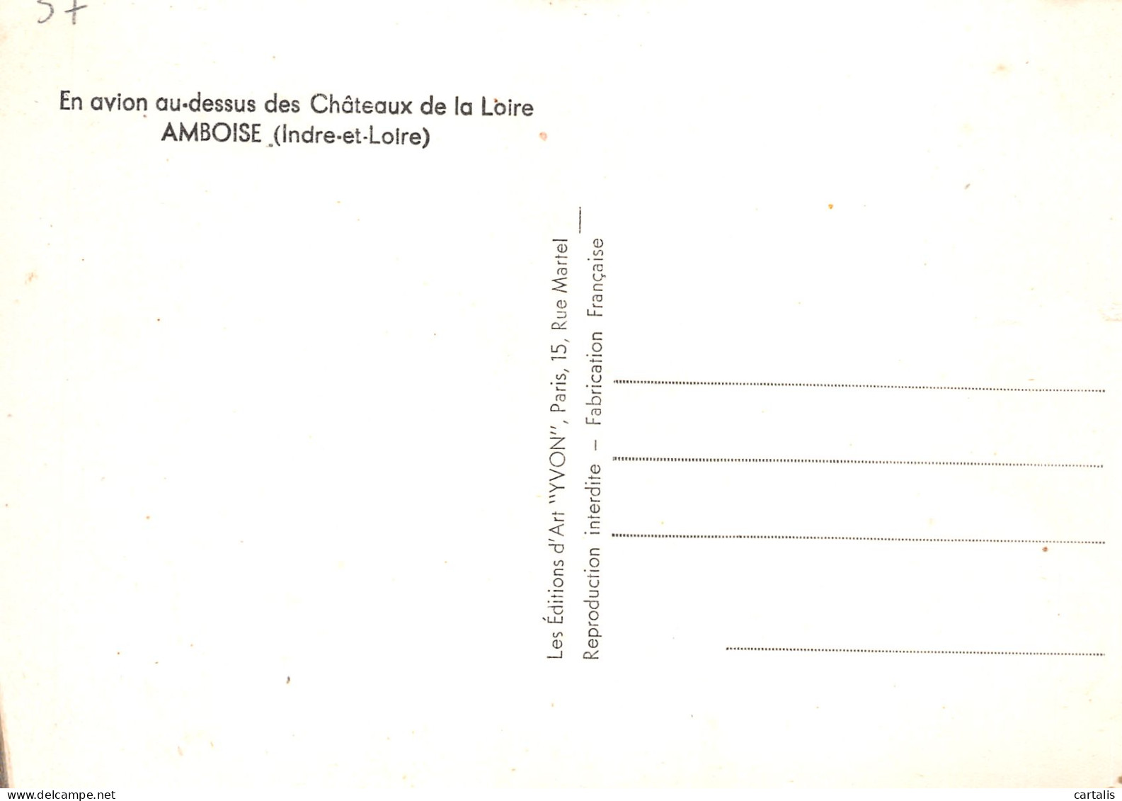 37-AMBOISE LE CHATEAU-N°C4096-C/0193 - Amboise