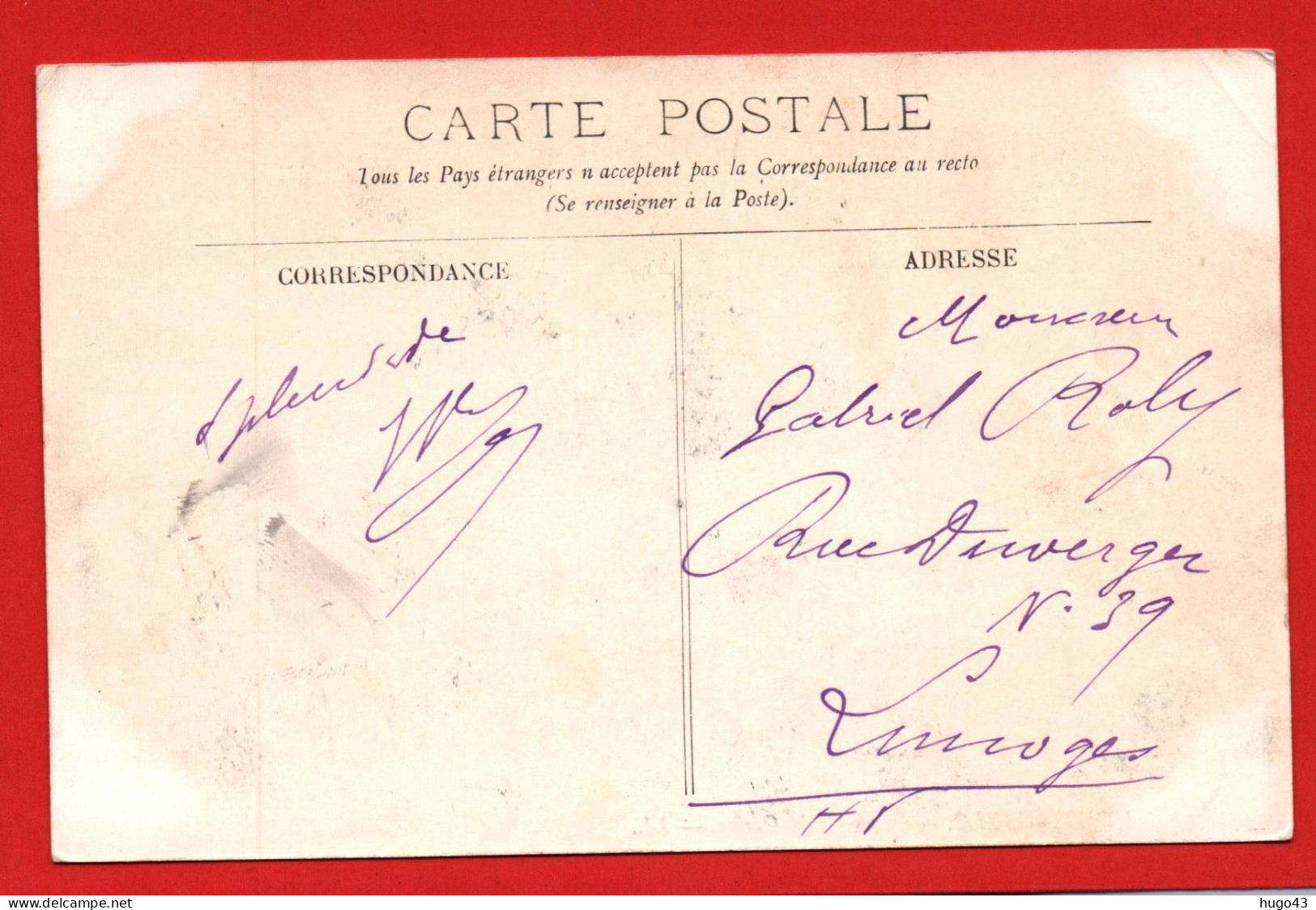 (RECTO / VERSO) MONTE CARLO EN 1908 - ENSEMBLE DU CASINO - BEAU TIMBRE ET CACHET DE MONACO - CPA COULEUR - Spielbank