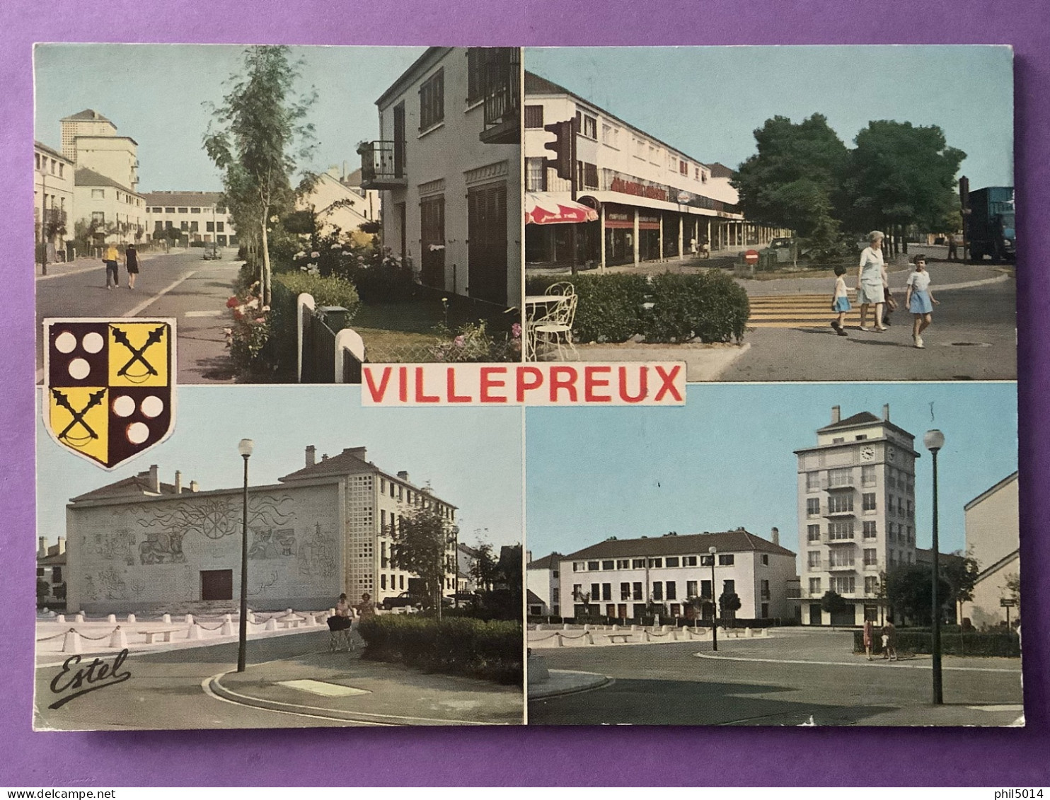 78    CPSM  VILLEPREUX      Vue Multiples        Bon état - Villepreux