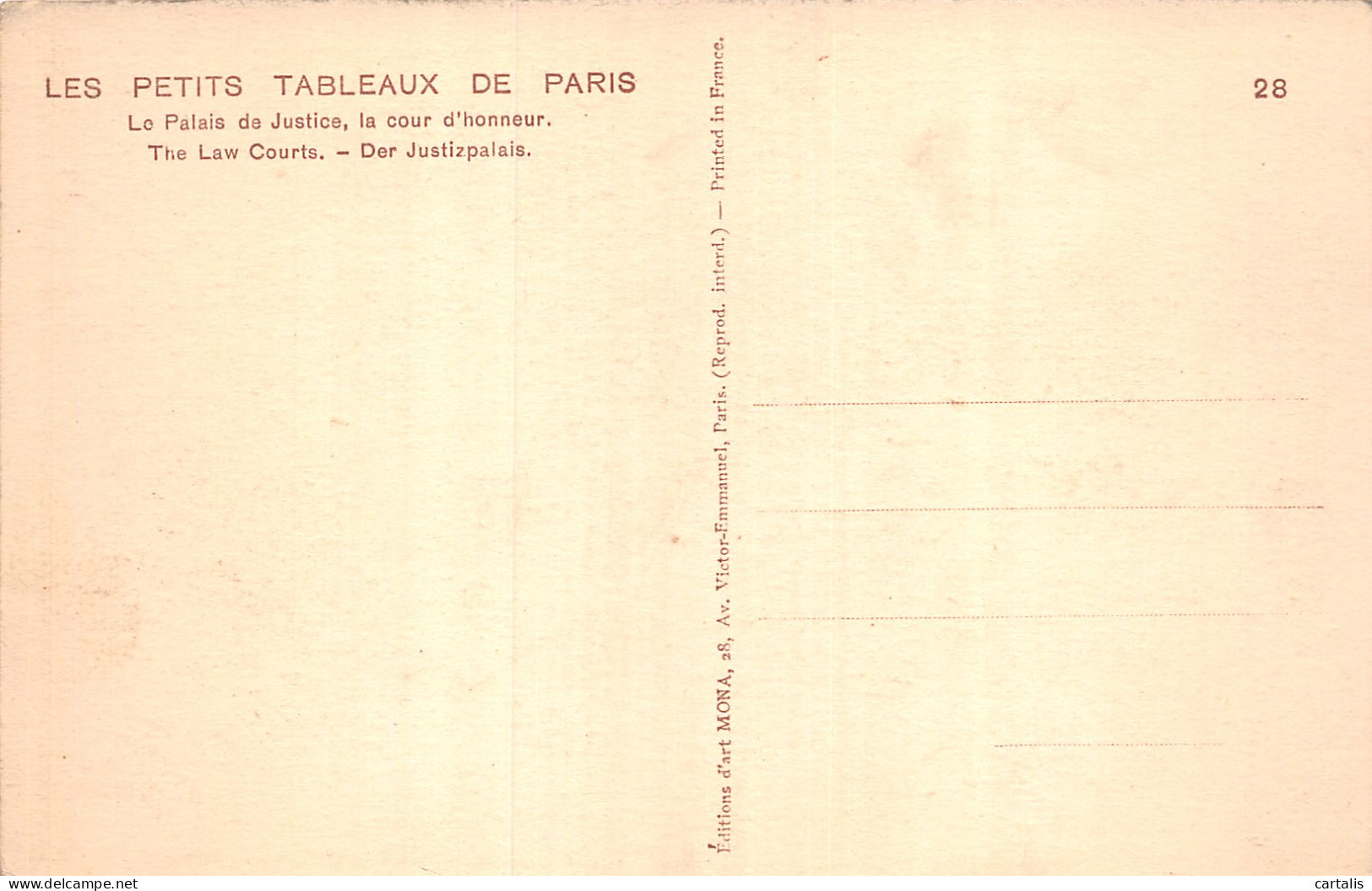75-PARIS LE PALAIS DE JUSTICE-N°C4097-E/0059 - Autres & Non Classés