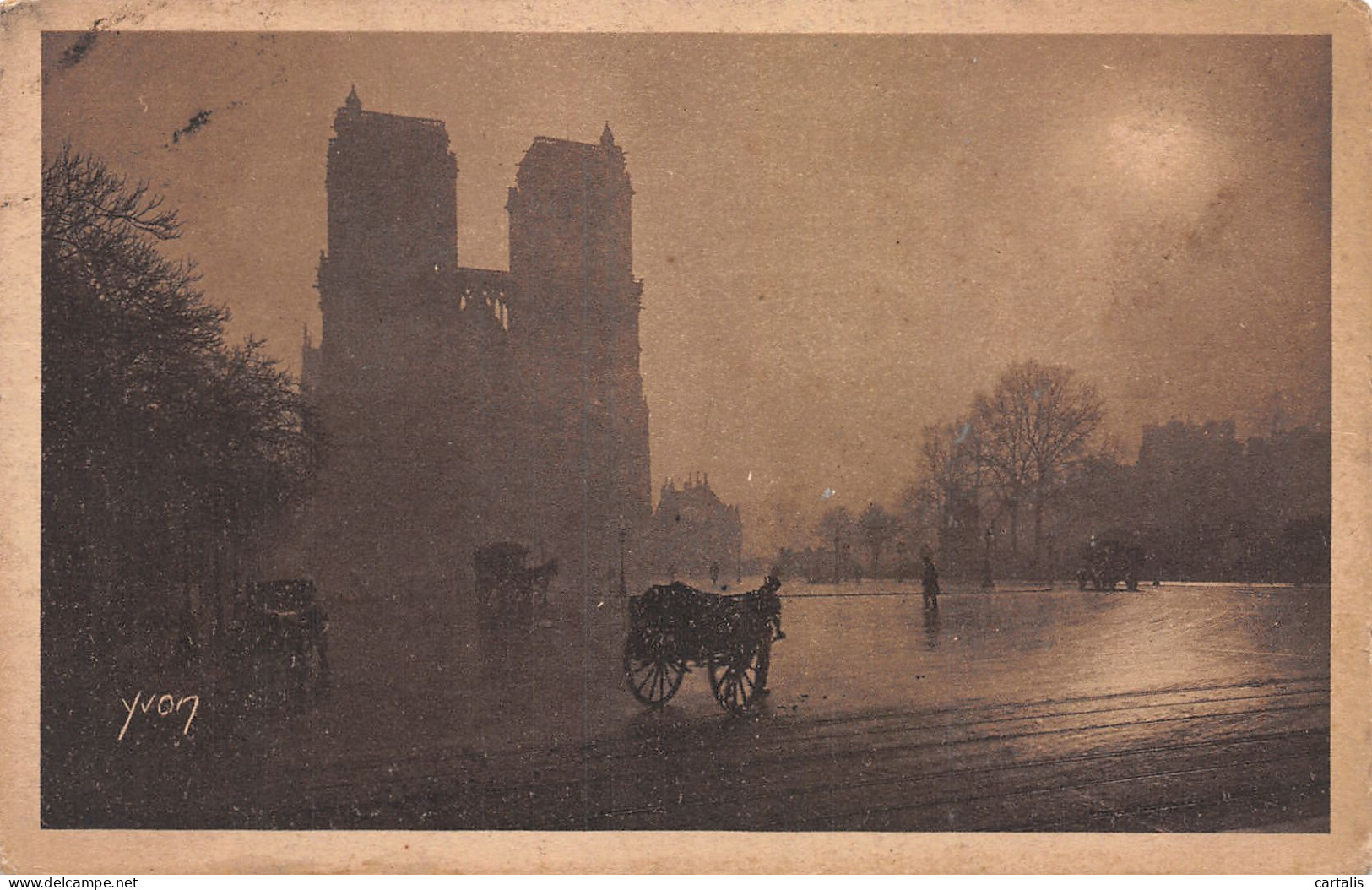 75-PARIS LE PARVIS DE NOTRE DAME-N°C4097-E/0017 - Autres & Non Classés