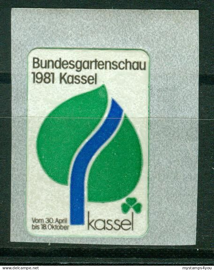 So Sticker | Germany. Bundesgartenschau 1981 Kassel BUGA #5-0103 - Adesivi