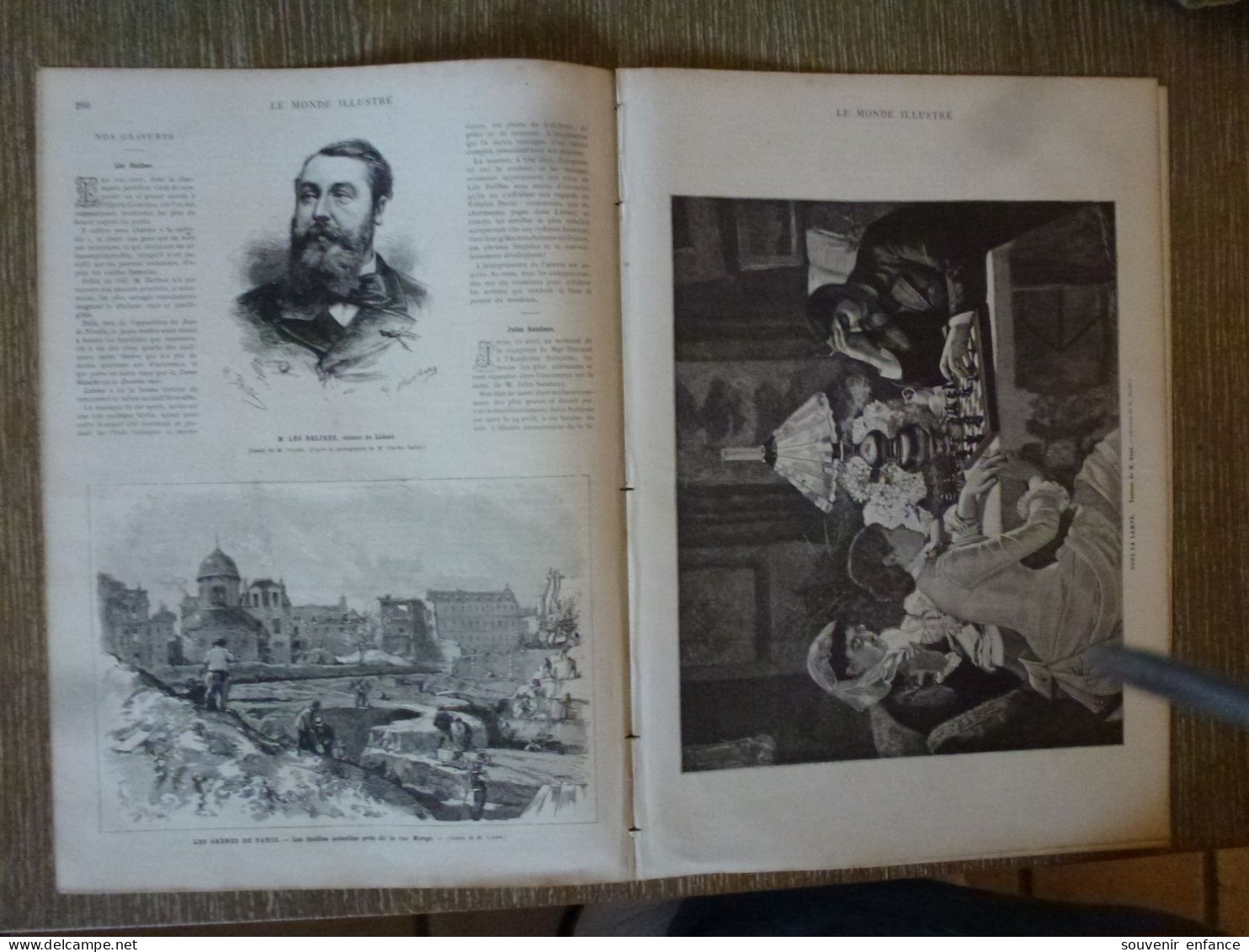 Le Monde Illustré Avril 1883 Jules Sandeau Arènes De Paris Rue Monge Salle Favart - Tijdschriften - Voor 1900