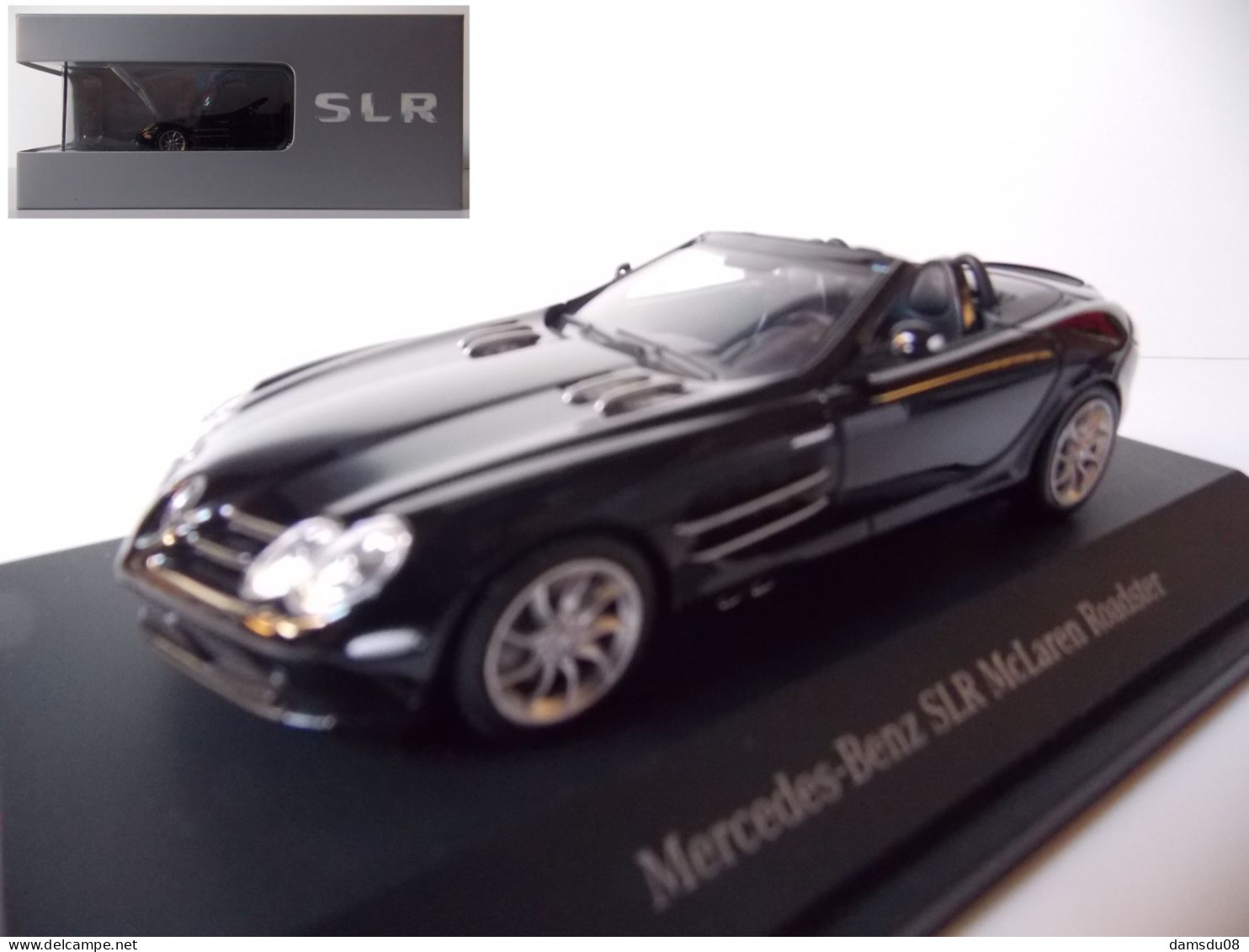 Minichamps Mercedes SLR McLaren Roadster Echelle 1/43 En Boite Vitrine Et Surboite Carton - Minichamps