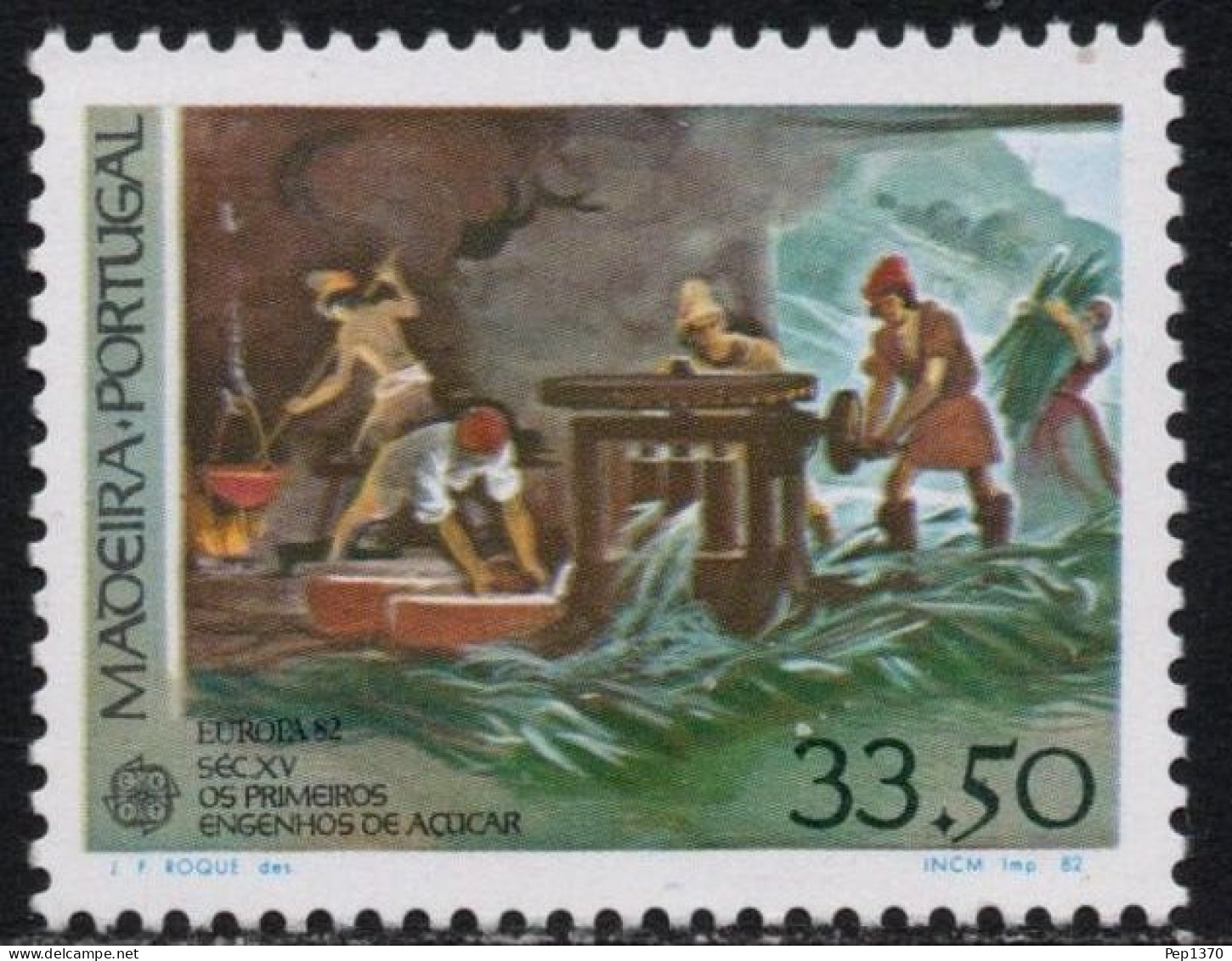 MADEIRA 1982 - EUROPA CEPT - HISTORIA - YVERT 82** - Madère