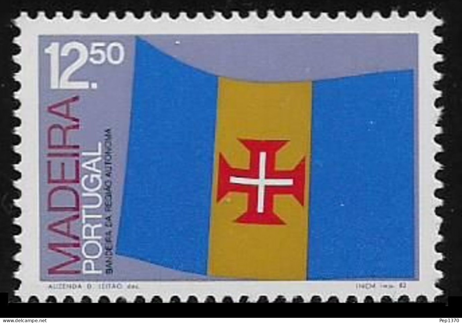 MADEIRA 1983 - BANDERA DE MADEIRA - YVERT 90** - Briefmarken