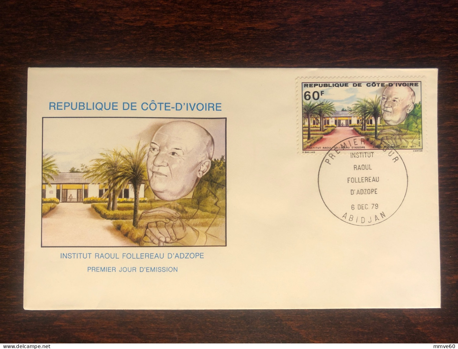 IVORY COAST COTE D’IVOIRE FDC COVER 1979 YEAR LEPROSY LEPRA FOLLEREAU HEALTH MEDICINE STAMPS - Costa D'Avorio (1960-...)