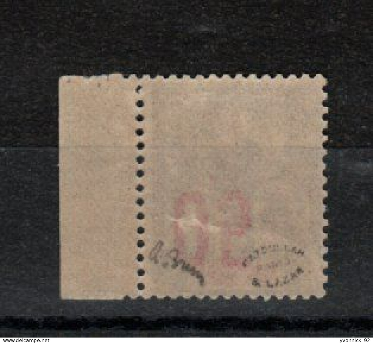 Nouvelle Calédonie_  (1912) Surcharge Renversé  Signatures  Brun N°105B (rare ) - Nuovi
