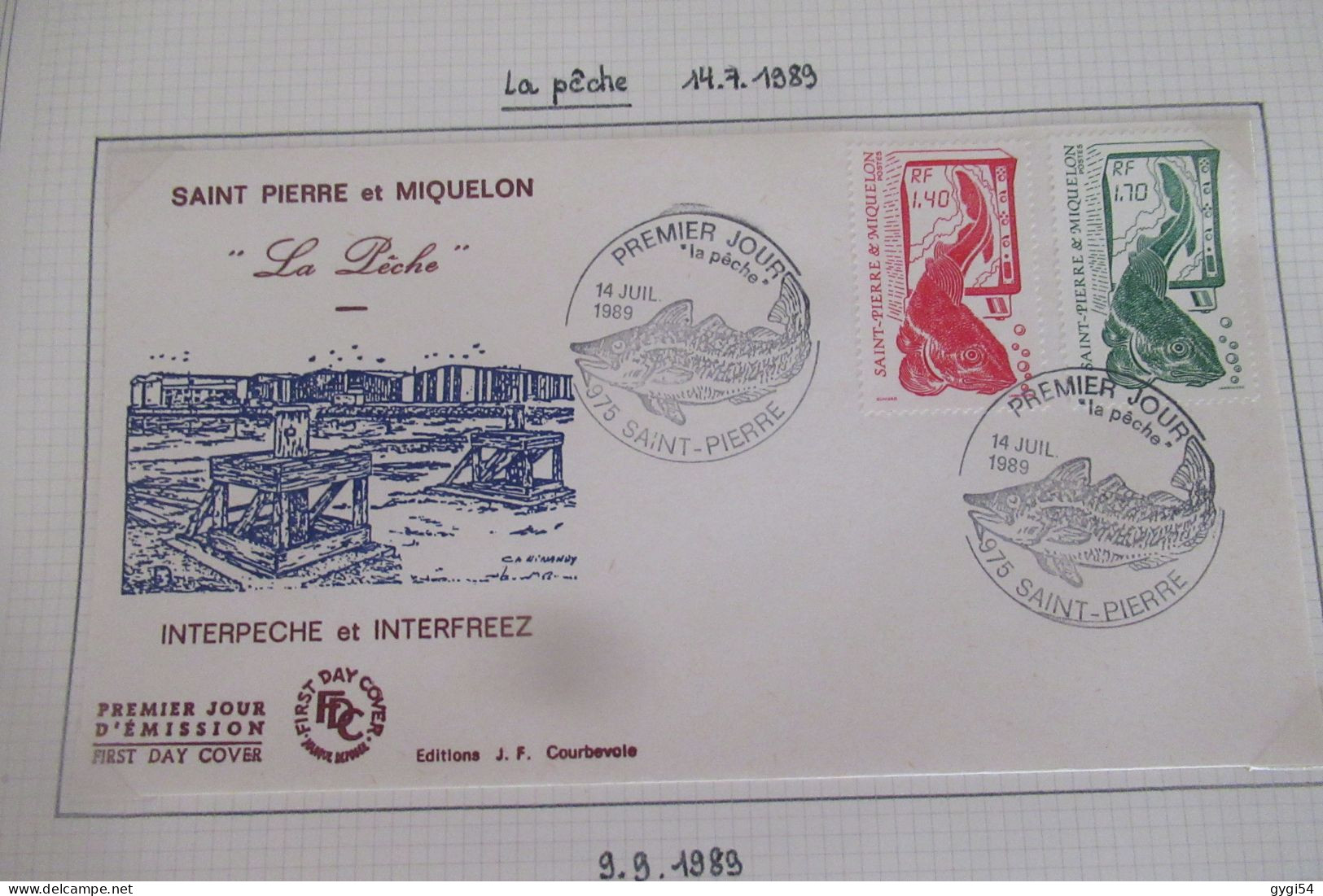 Saint-Pierre Et Miquelon FDC   1989 - FDC