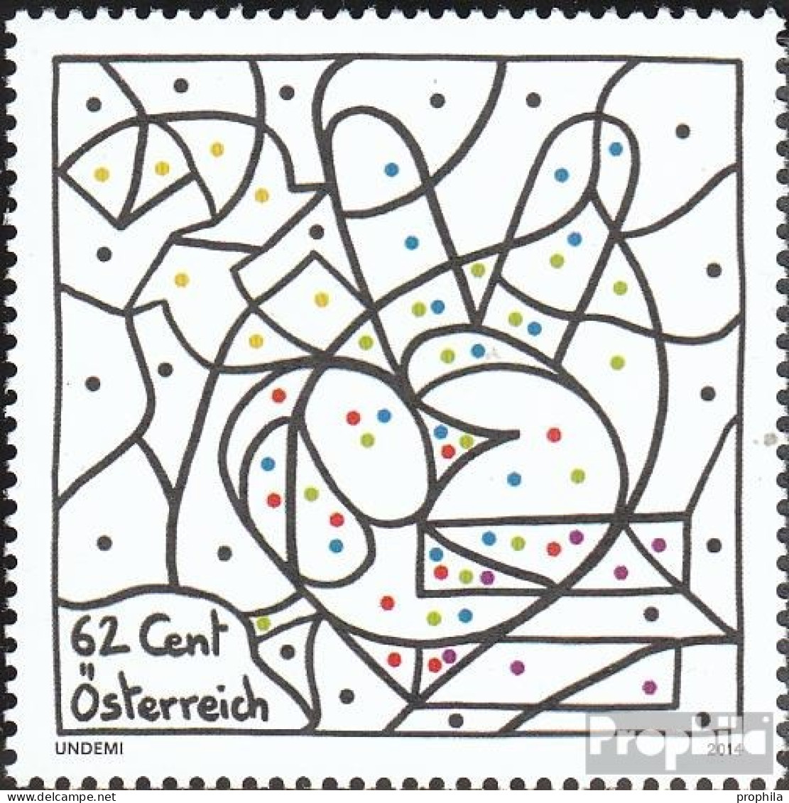 Österreich 3115 (kompl.Ausg.) Postfrisch 2014 Zeichnen - Unused Stamps