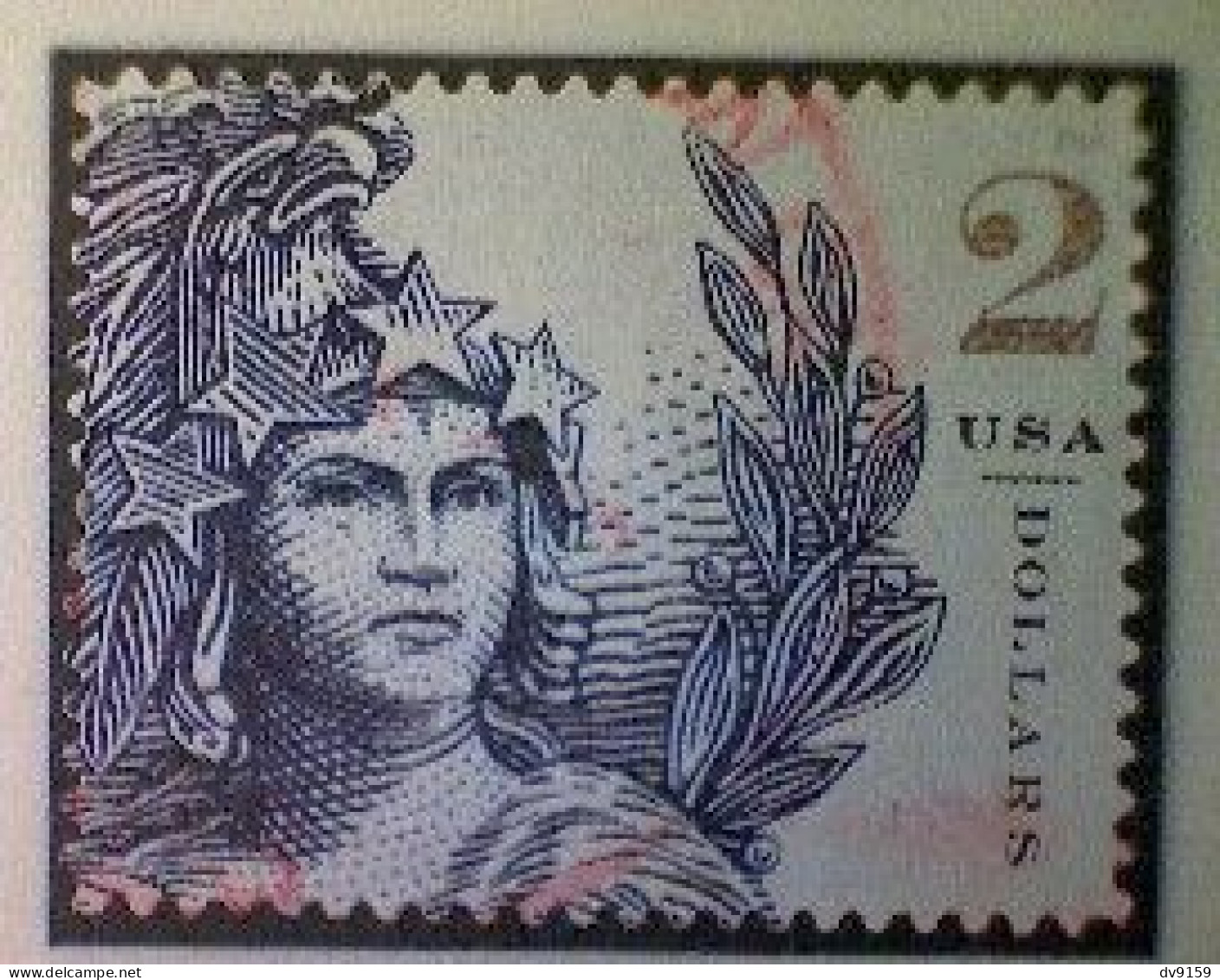 United States, Scott #5296, Used(o), 2018, Statue Of Freedom, $2.00, Indigo - Used Stamps