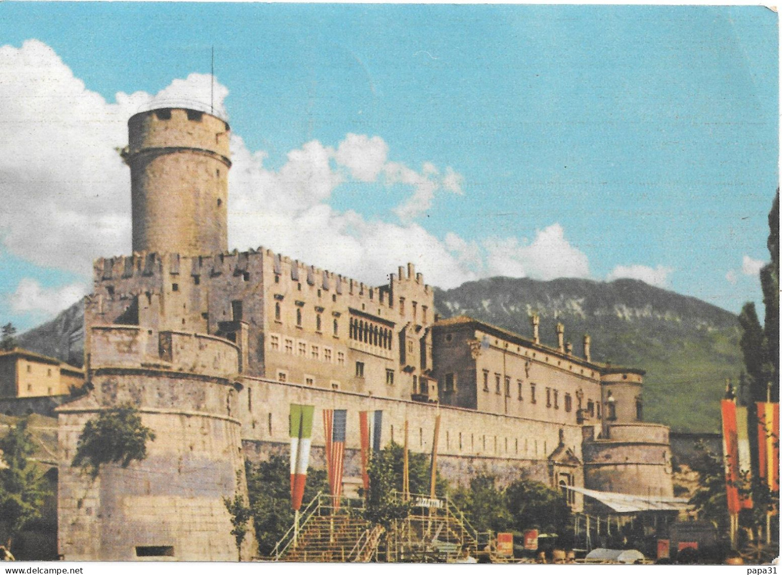 TRENTO - Castello Del Buon Consiglio  Avec Timbres Du Vatican - Trento