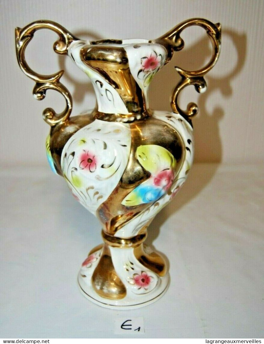E1 Magnifique Vase - Beau Travail Italien - Vases