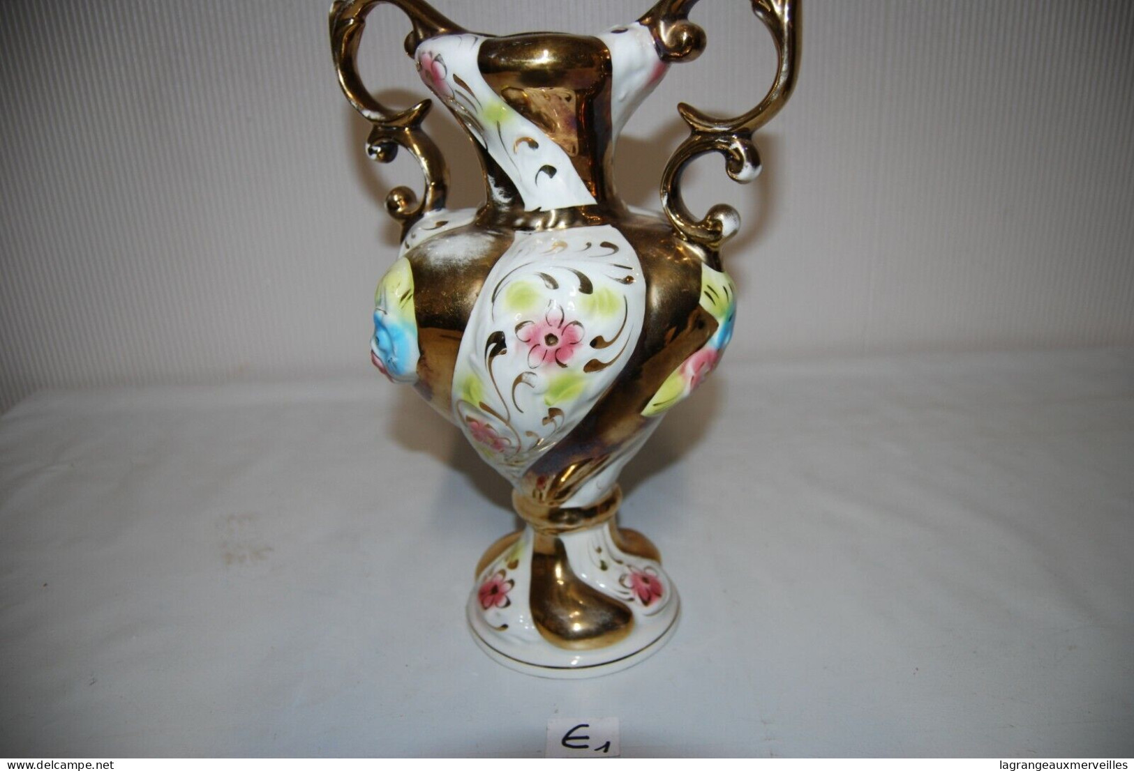 E1 Magnifique Vase - Beau Travail Italien - Vasi