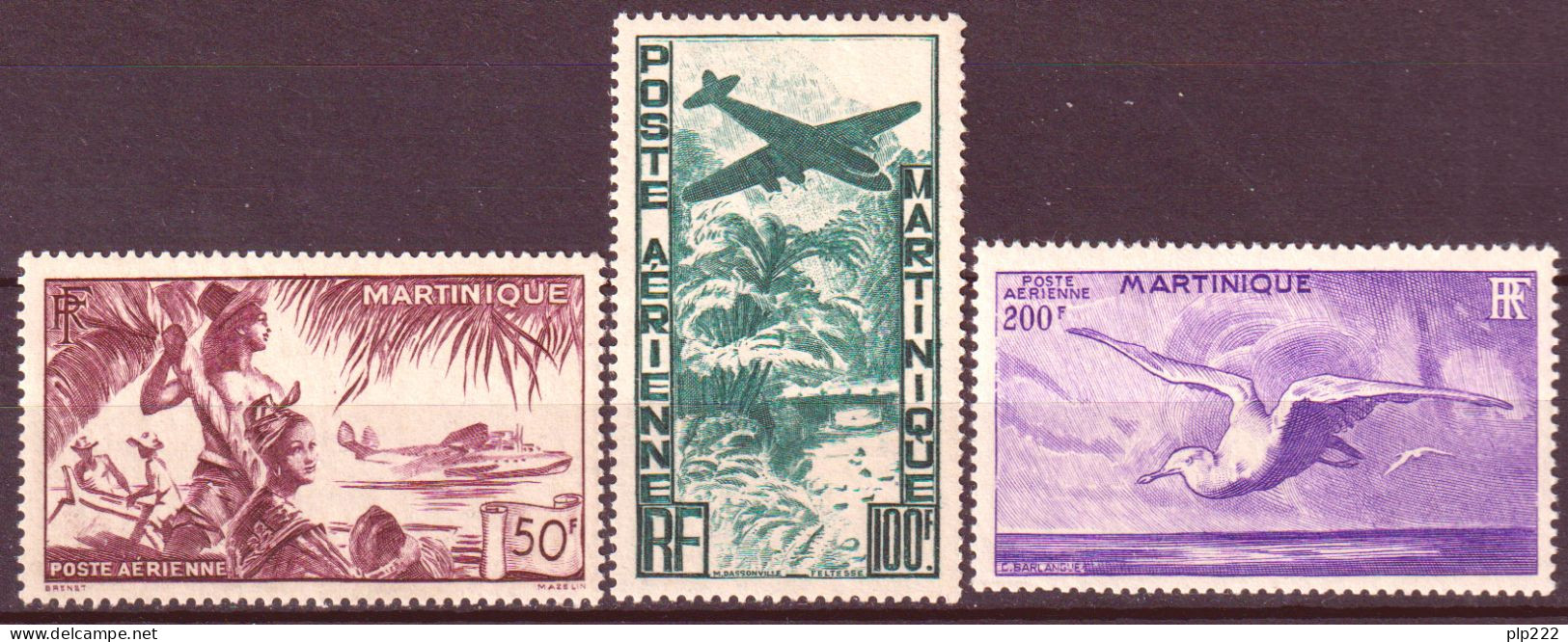 Martinica 1947 Posta Aerea Y.T.13/15 **/MNH VF/F - Luftpost