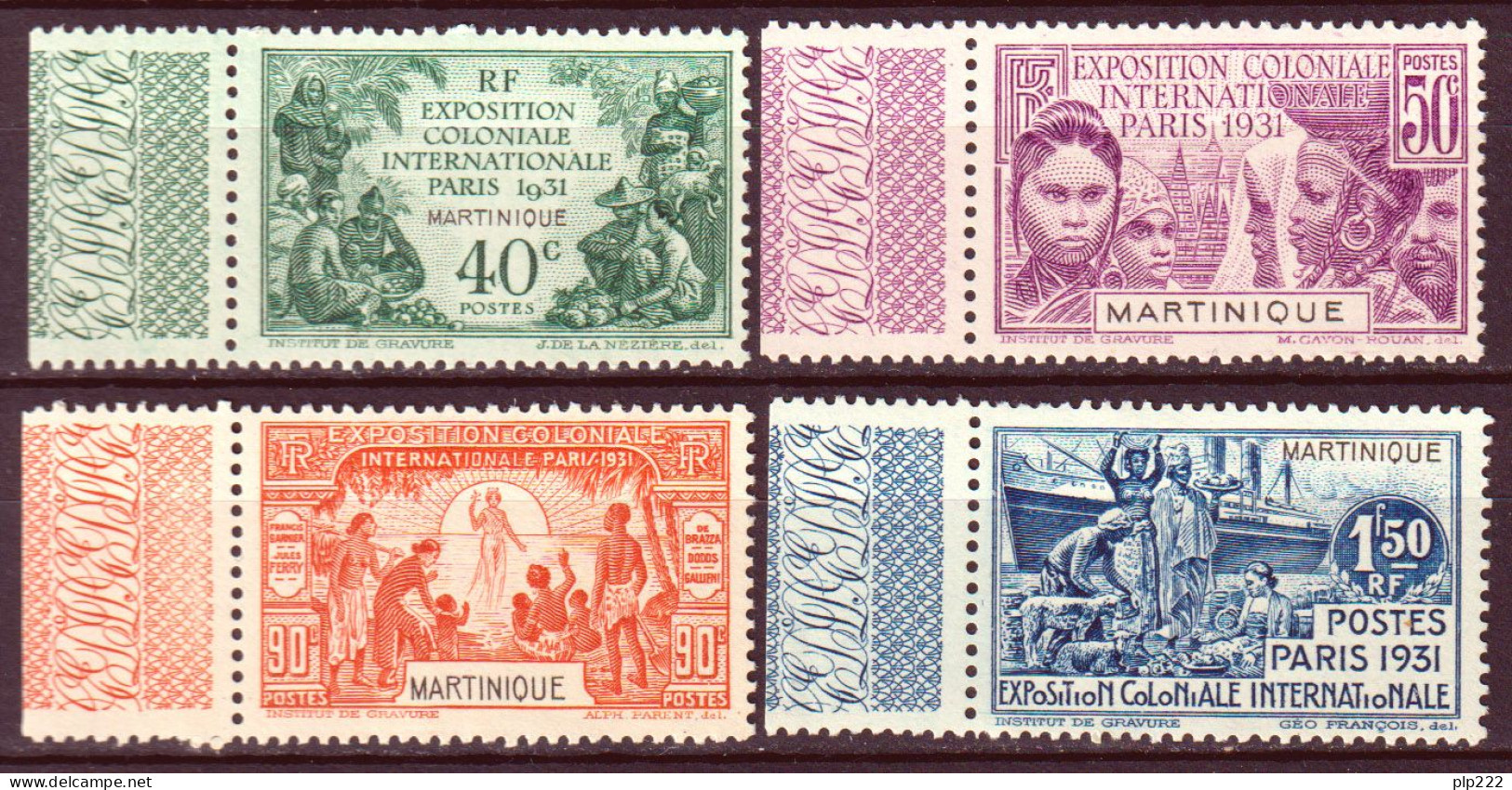 Martinica 1931 Y.T.129/32 */MH VF/F - Unused Stamps