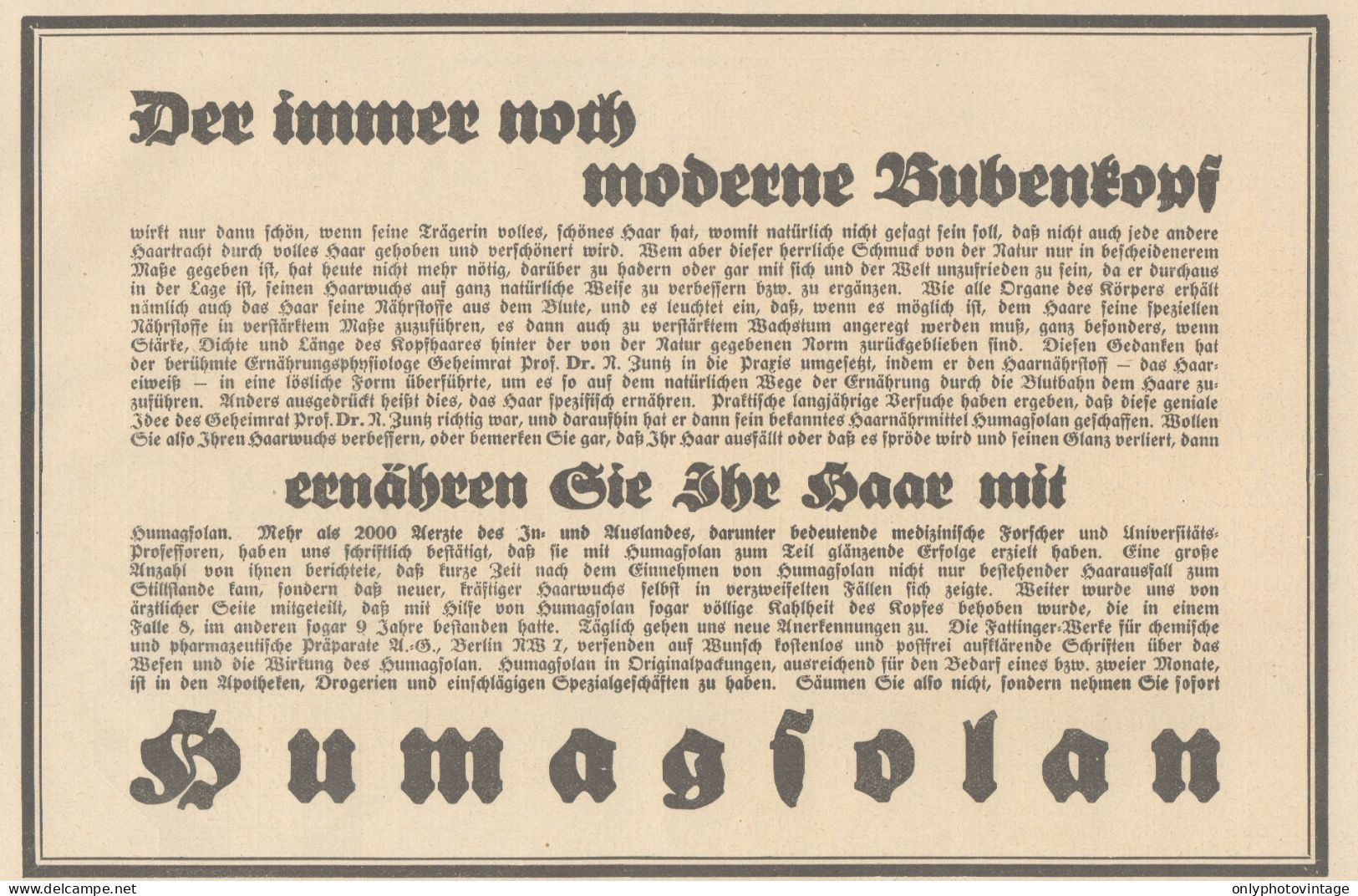 Sumagsolan - Pubblicità D'epoca - 1925 Old Advertising - Publicités