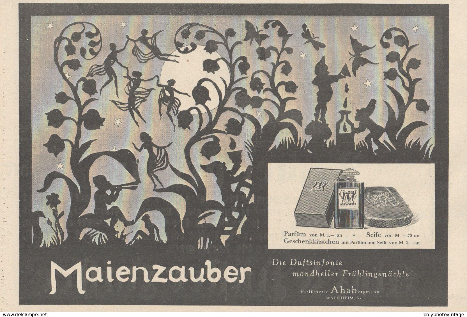 MAIENZAUBER - Illustrazione - Pubblicità D'epoca - 1927 Old Advertising - Werbung