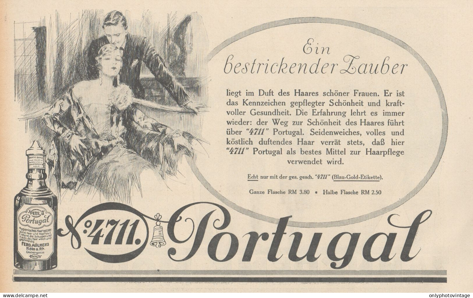 Portugal 4711 - Illustrazione - Pubblicità D'epoca - 1927 Old Advertising - Publicidad