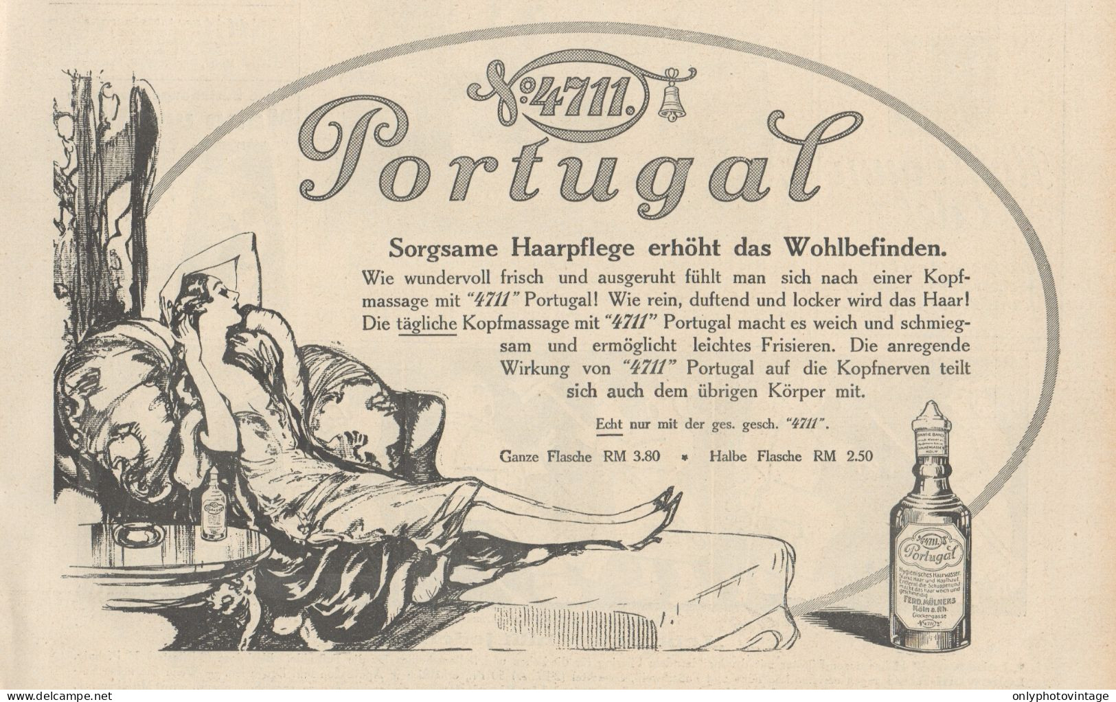 Portugal 4711 - Illustrazione - Pubblicità D'epoca - 1927 Old Advertising - Reclame