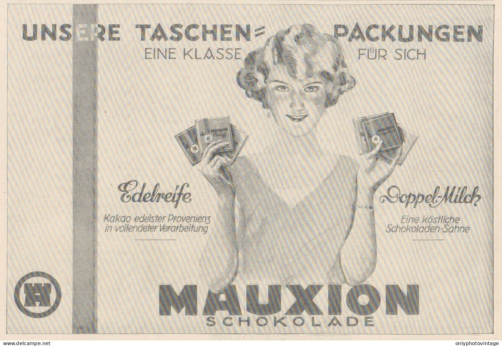 Cioccolato MAUXION - Illustrazione - Pubblicità D'epoca - 1927 Old Advert - Publicités