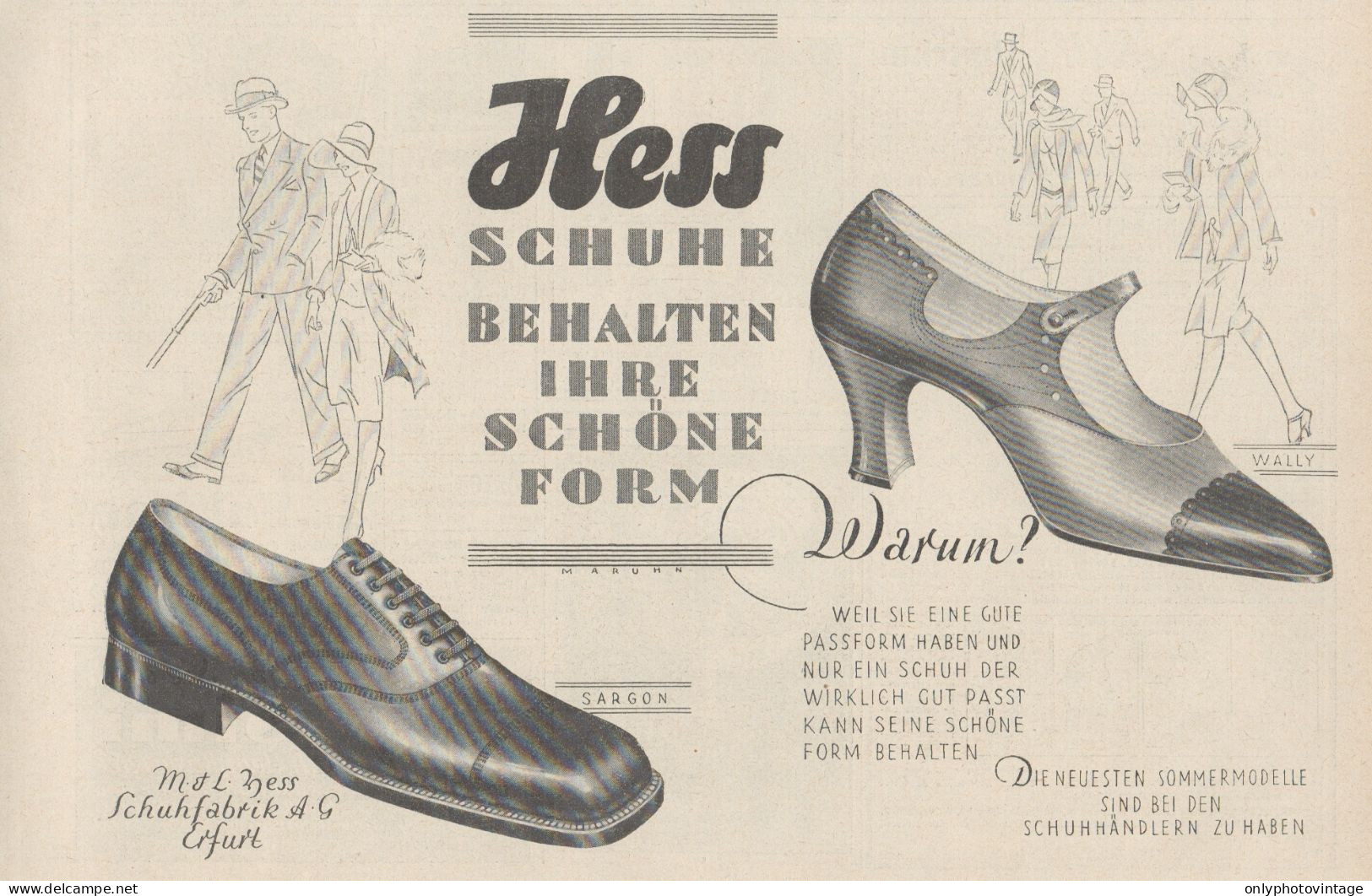 JLESS Schune - Pubblicità D'epoca - 1929 Old Advertising - Reclame