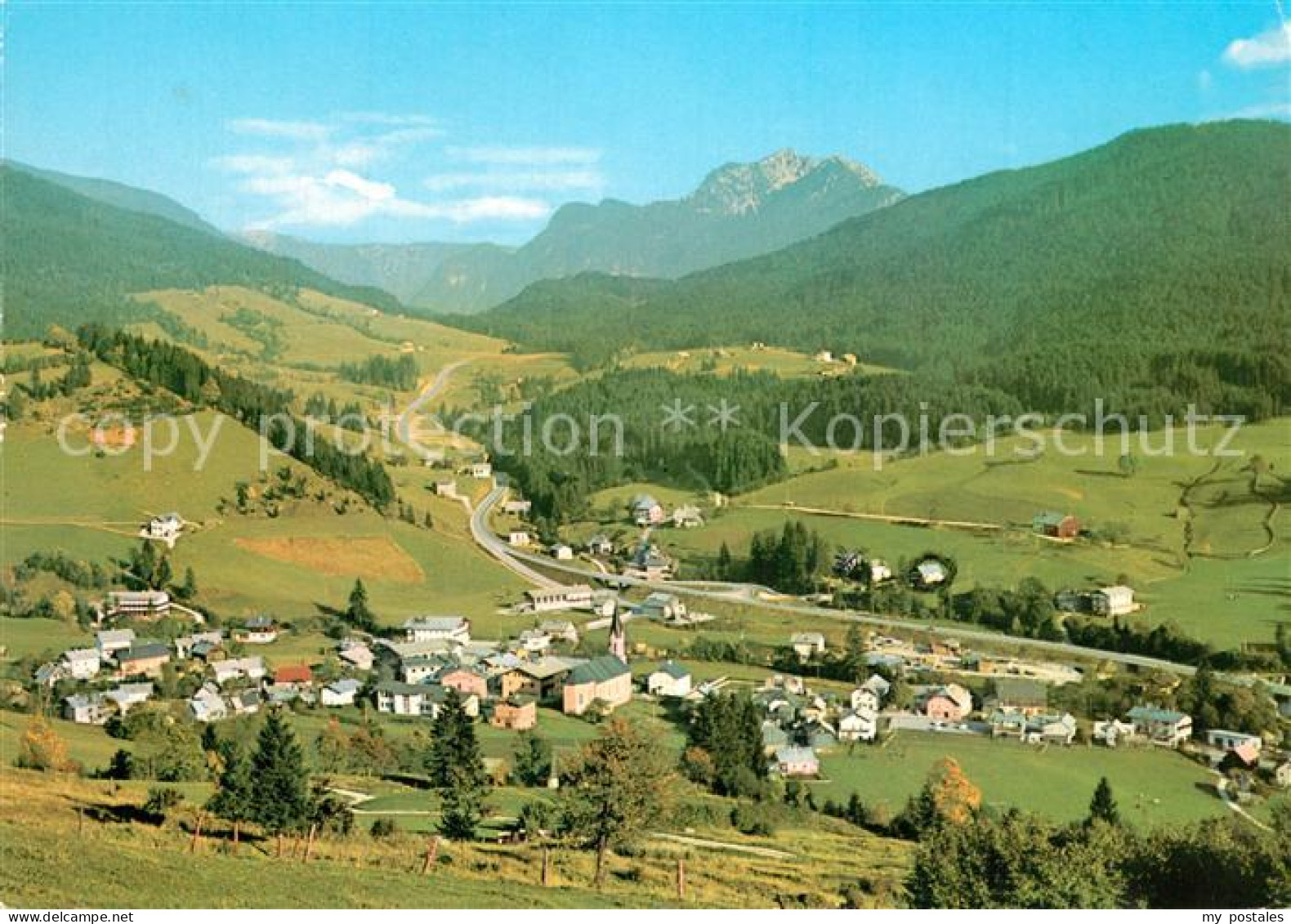 73603980 Russbach Pass Gschuett Panorama Mit Plassen Im Hintergrund Russbach Pas - Sonstige & Ohne Zuordnung