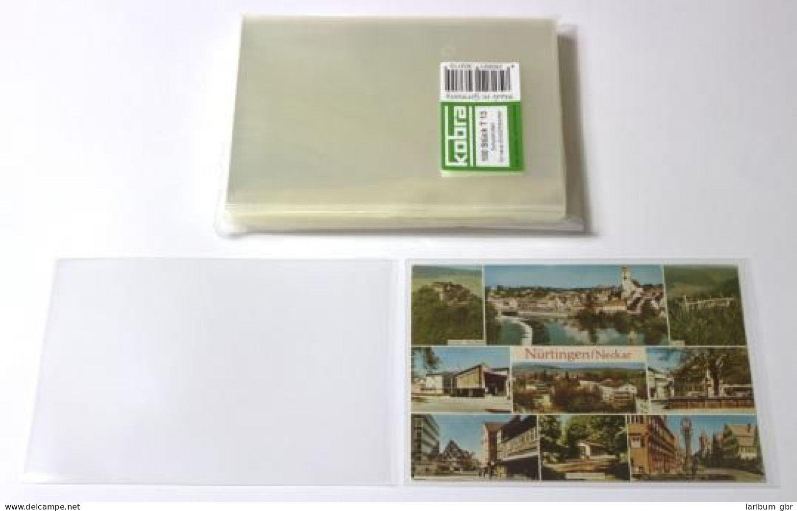 KOBRA T13 Postkartenhüllen Für Ansichtskarten, Dünne Qualität (100 Stück) #K-T13 - Clear Sleeves