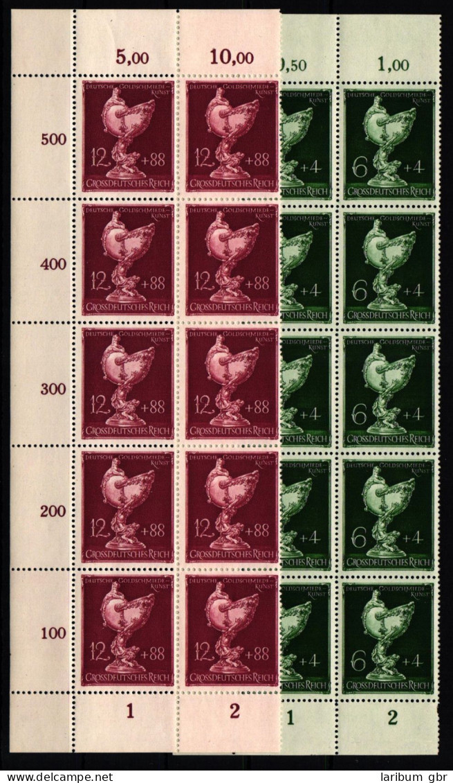 Deutsches Reich 902-903 Postfrisch 10er Block Vom Eckrand #KL533 - Other & Unclassified