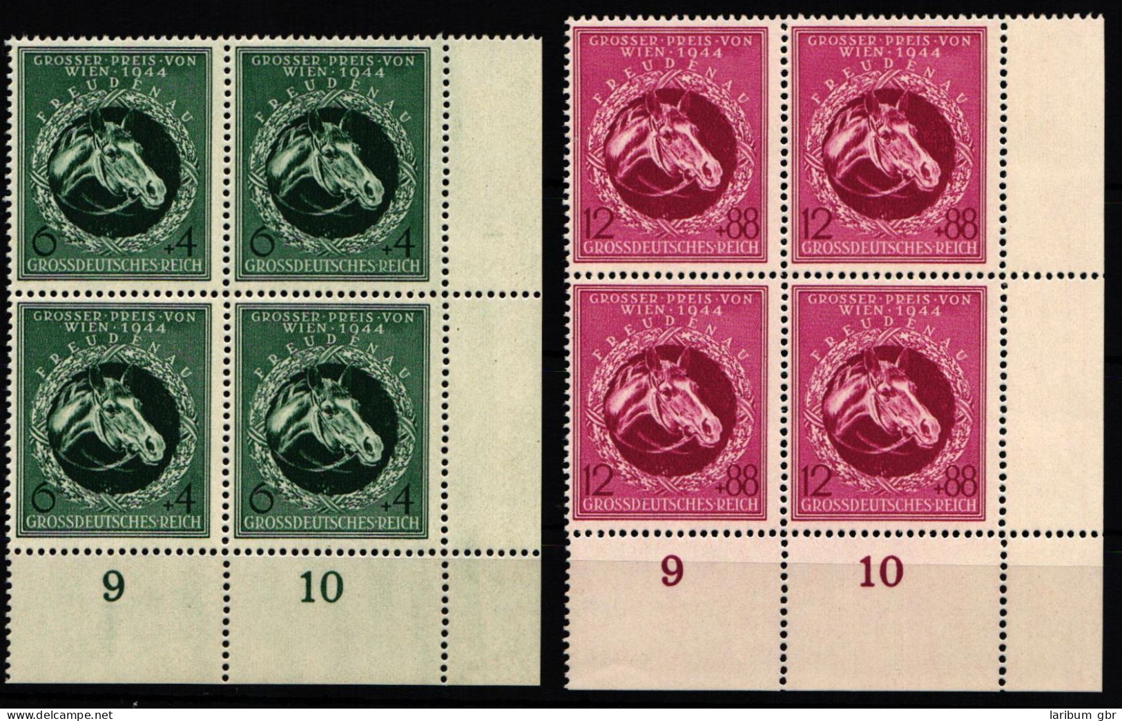 Deutsches Reich 900-901 Postfrisch 4er Block Vom Eckrand #KL563 - Altri & Non Classificati
