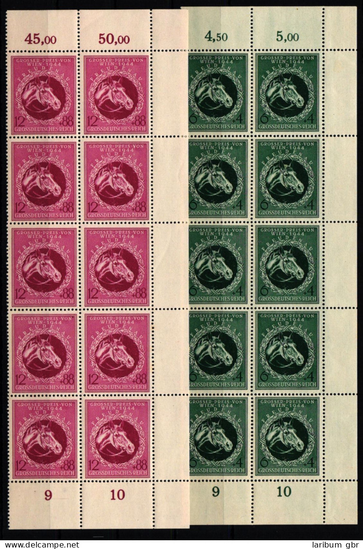 Deutsches Reich 900-901 Postfrisch 10er Block Vom Eckrand #KL560 - Sonstige & Ohne Zuordnung