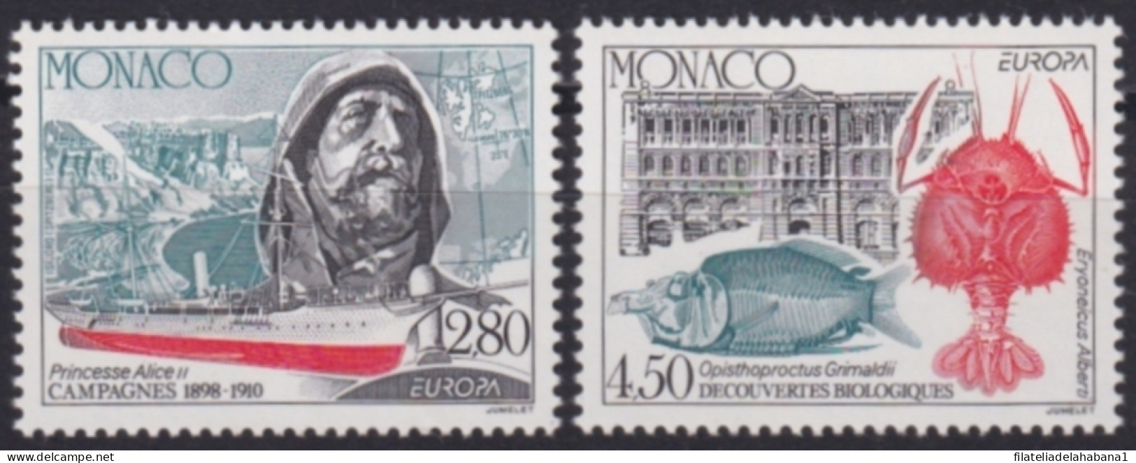 F-EX50136 MONACO MNH 1994 BIOLOGYC DISCOVERY PRINCE ALBERT EXPEDITION FISH PECES.  - Fische