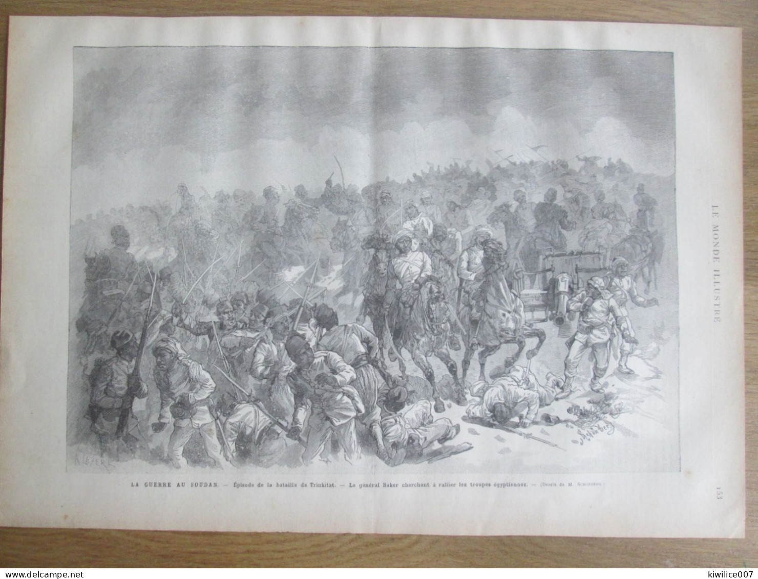 1884 La Guerre Au SOUDAN  Bataille De TRINKITAT  Troupes Egyptiennes Egypte Armée - Zonder Classificatie