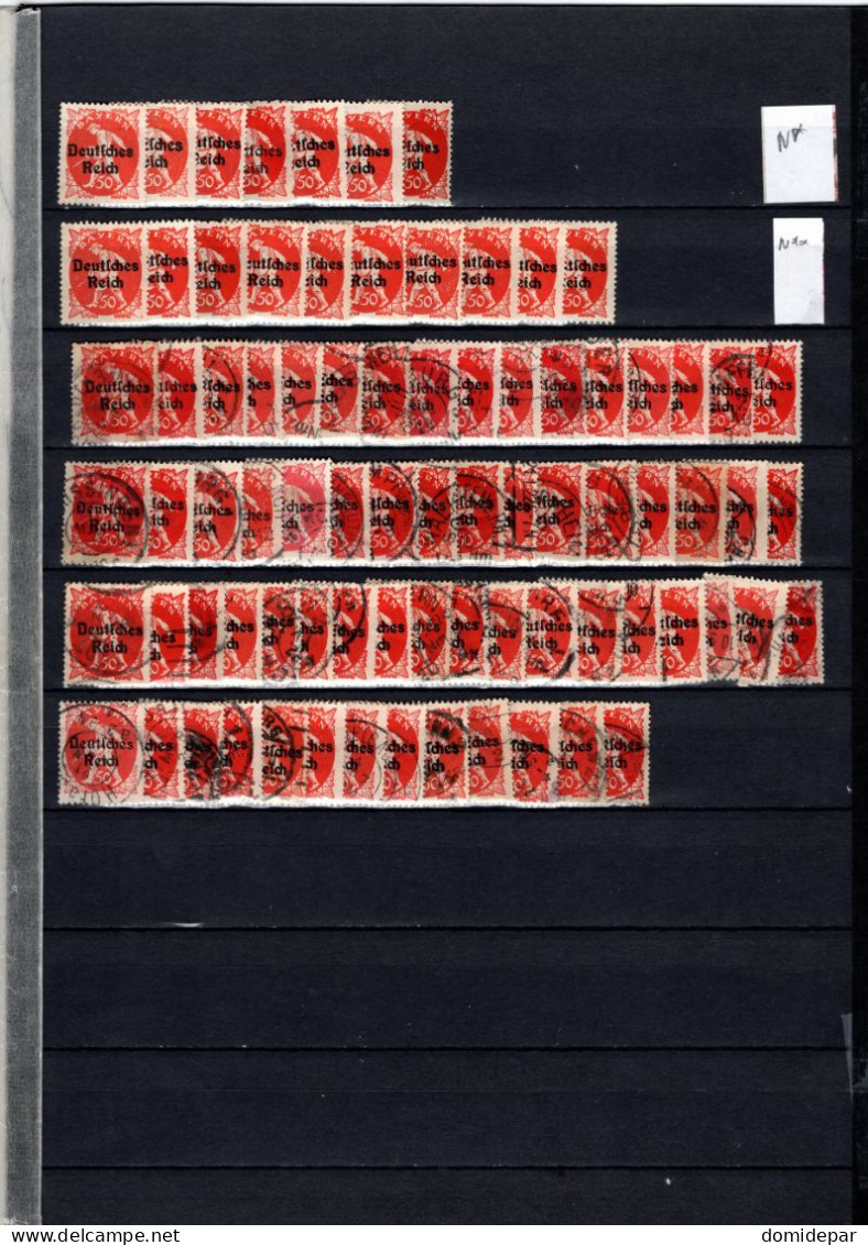 Deutsches Reich  N° 125 N** N* Obli - Used Stamps