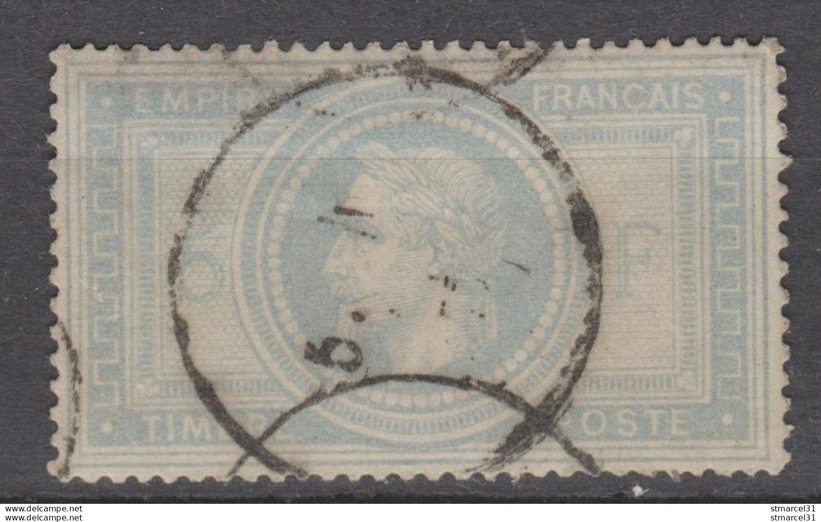 SOLDE GRANDE RARETE BURELAGE DOUBLE N°33f BE Cote 2750€ - 1863-1870 Napoléon III. Laure
