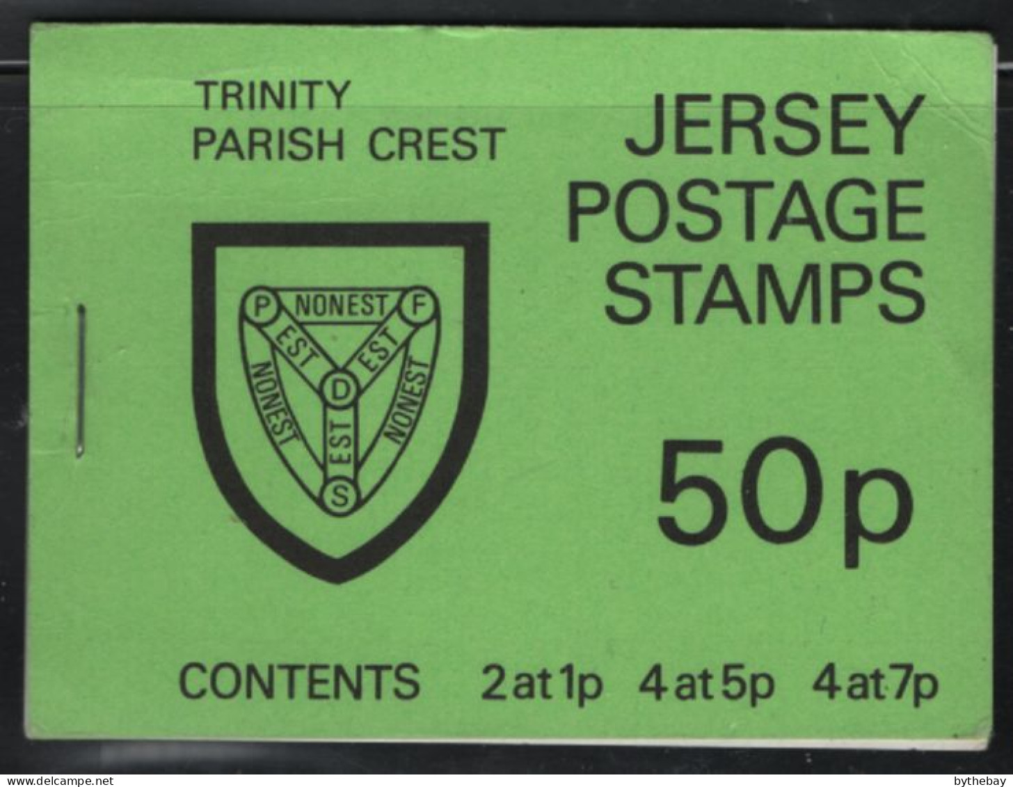Jersey 1976 Booklet  Sc 138a 1p Trinity, Sc 139a 5p St Mary, Sc 141a 7p St. Brelade - Jersey
