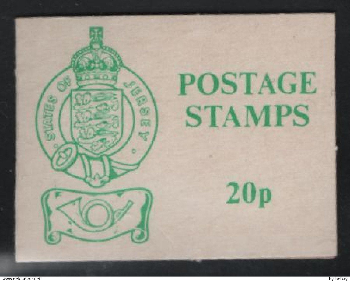 Jersey 1977 Green Stamp Sachet  Sc 138 1p Trinity (2), Sc 139 5p St Mary (2), Sc 141 7p St. Brelade - Jersey