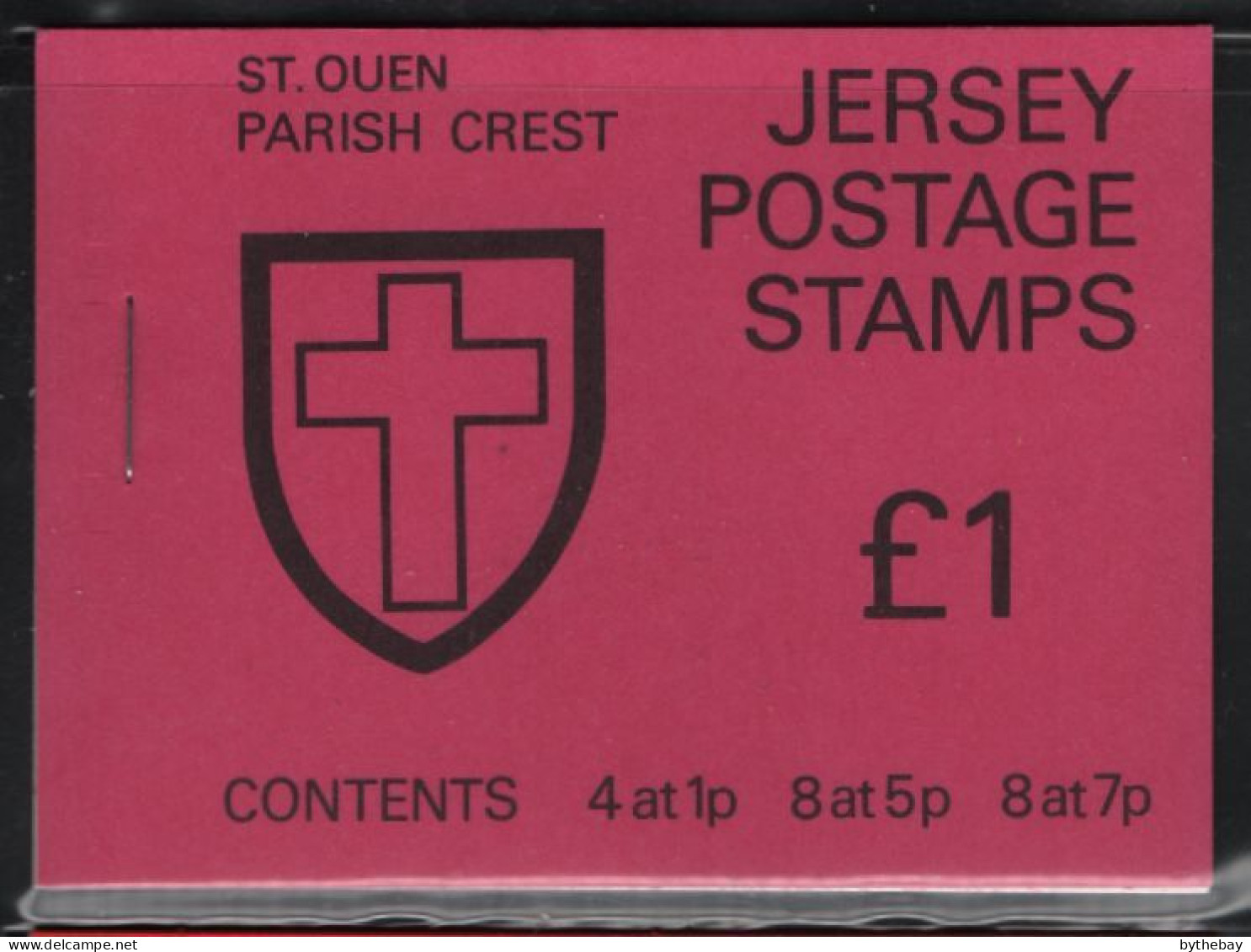 Jersey 1976 Booklet  Sc 138b 1p Trinity, Sc 139a 5p St Mary, Sc 141a 7p St. Brelade - Jersey