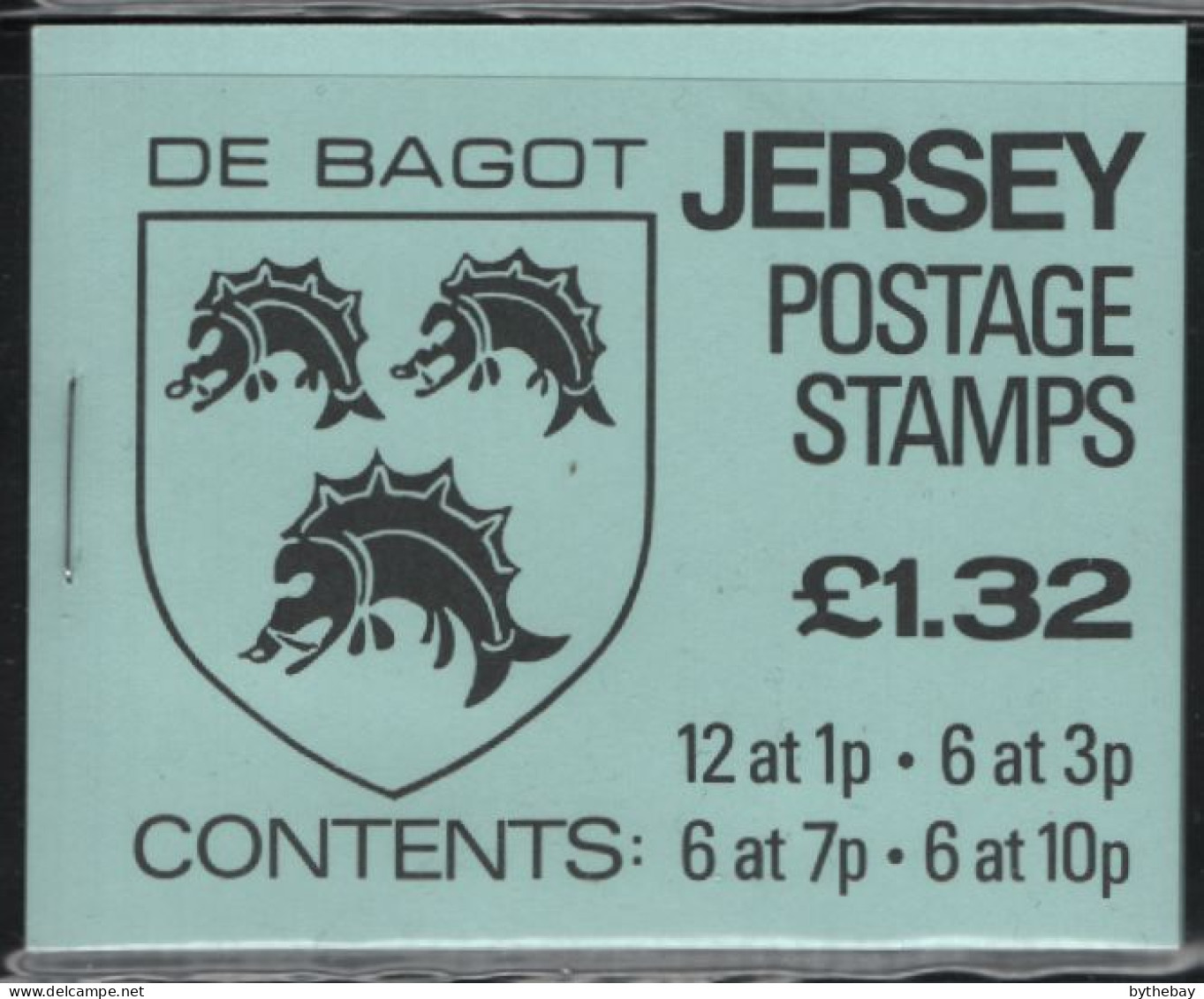 Jersey 1981 Booklet  Sc 247a 1p De Carteret, Sc 249a 3p Dumaresq, Sc 253a 7p Pipon, Sc 256a 10p Le Maistre - Jersey