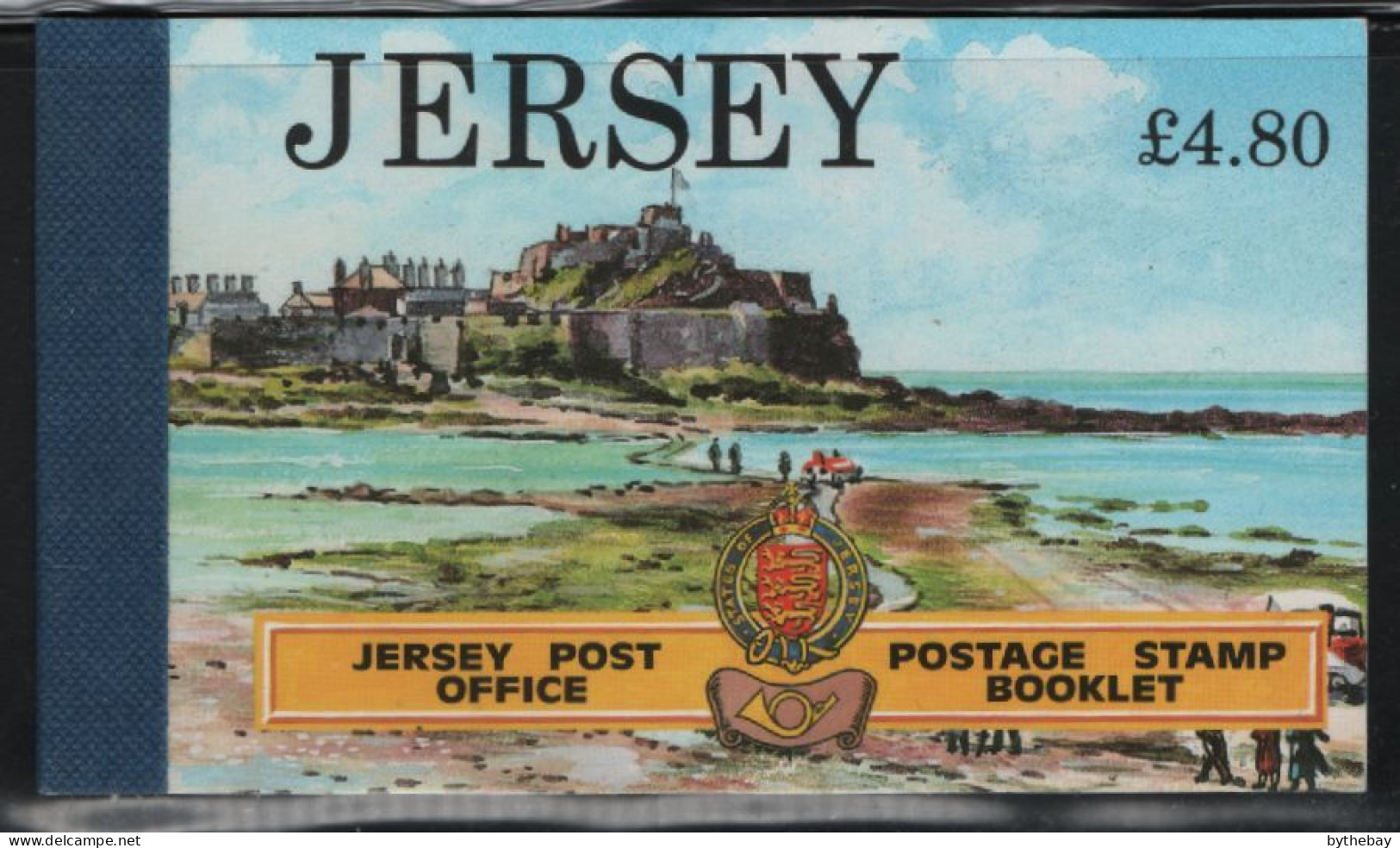 Jersey 1991 Booklet  Sc 481a 5p Portelet Bay, Sc 488a 15p Rozel Harbour, Sc 493a 20p Elizabeth Castle - Jersey