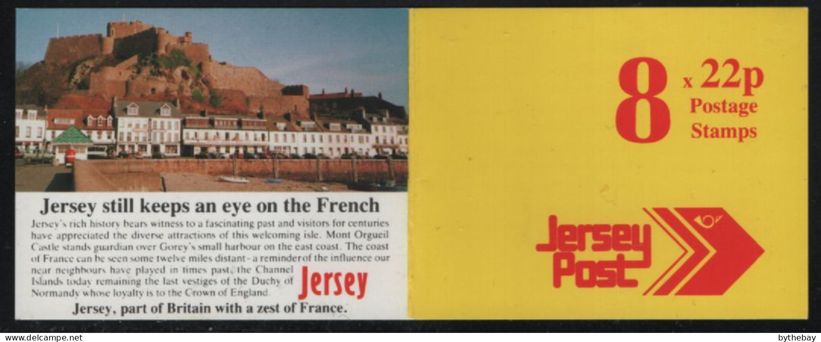Jersey 1992 Booklet  Sc 495b 22p Samares Manor Pane Of 8 - Jersey