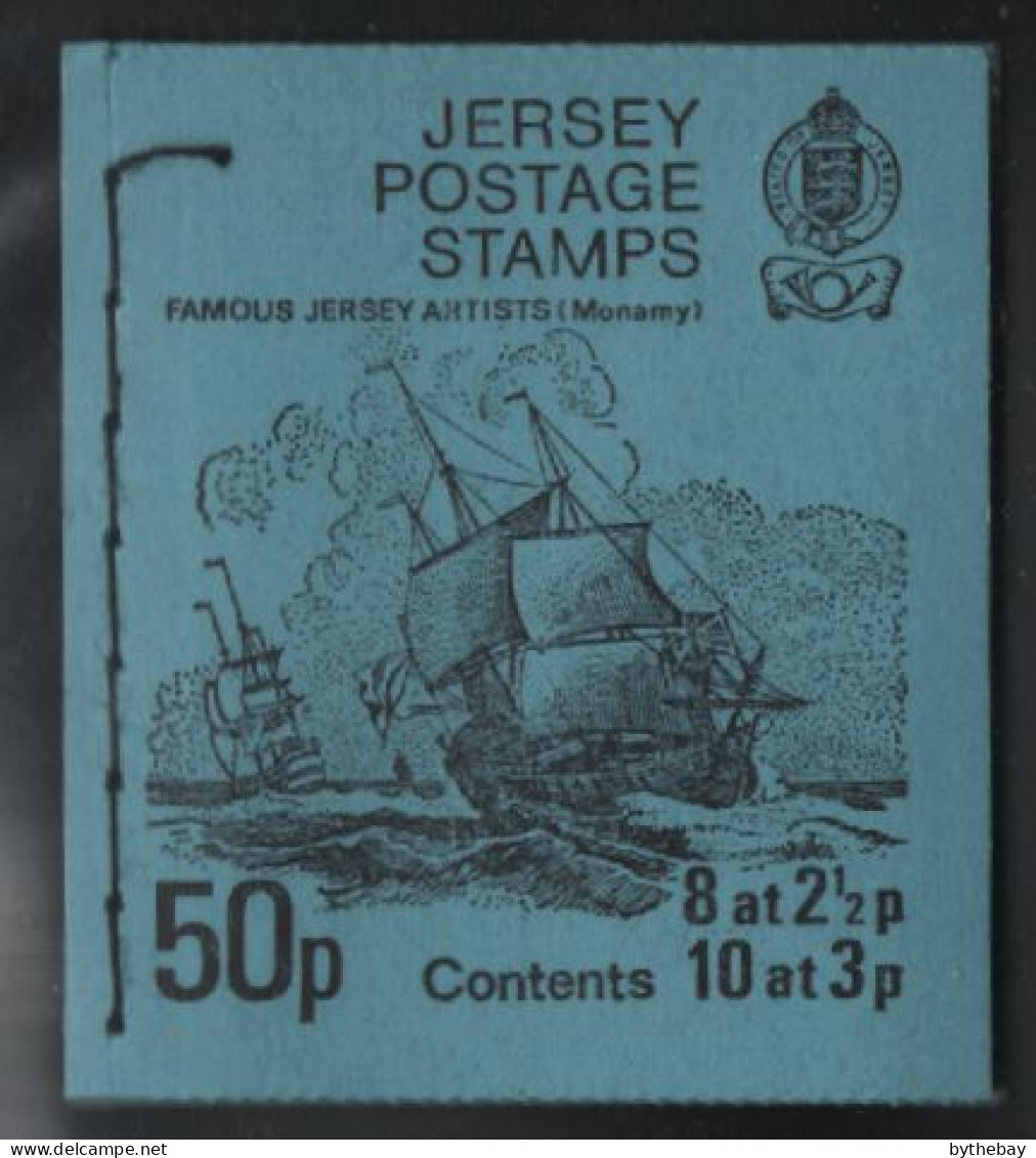Jersey 1973 Booklet Sc 38b 2 1/2p Arms And Mace, Sc 39b 3p La Hougue Bie (prehistoric Tomb) - Jersey