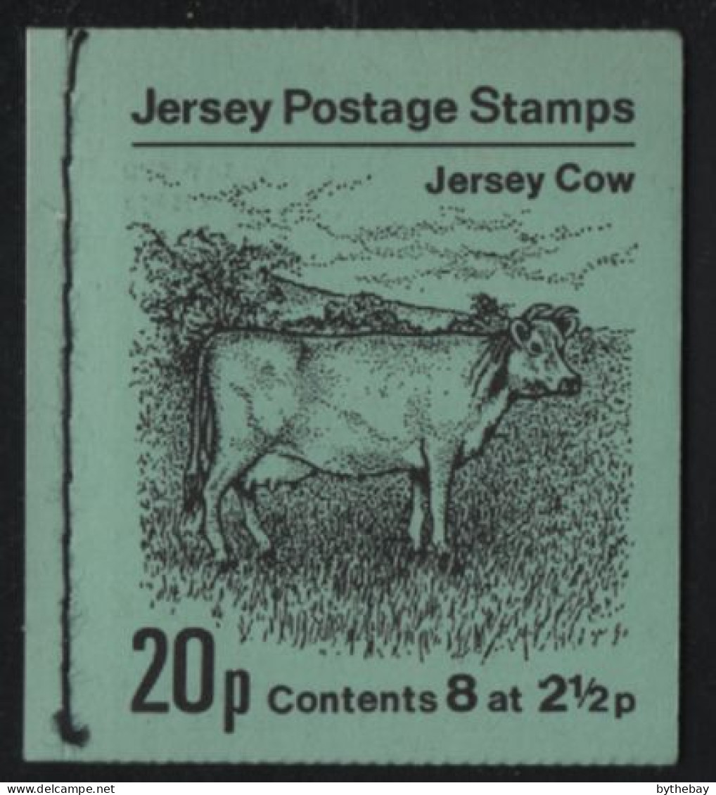 Jersey 1972 Booklet Sc 38b 2 1/2p Arms And Mace - Jersey