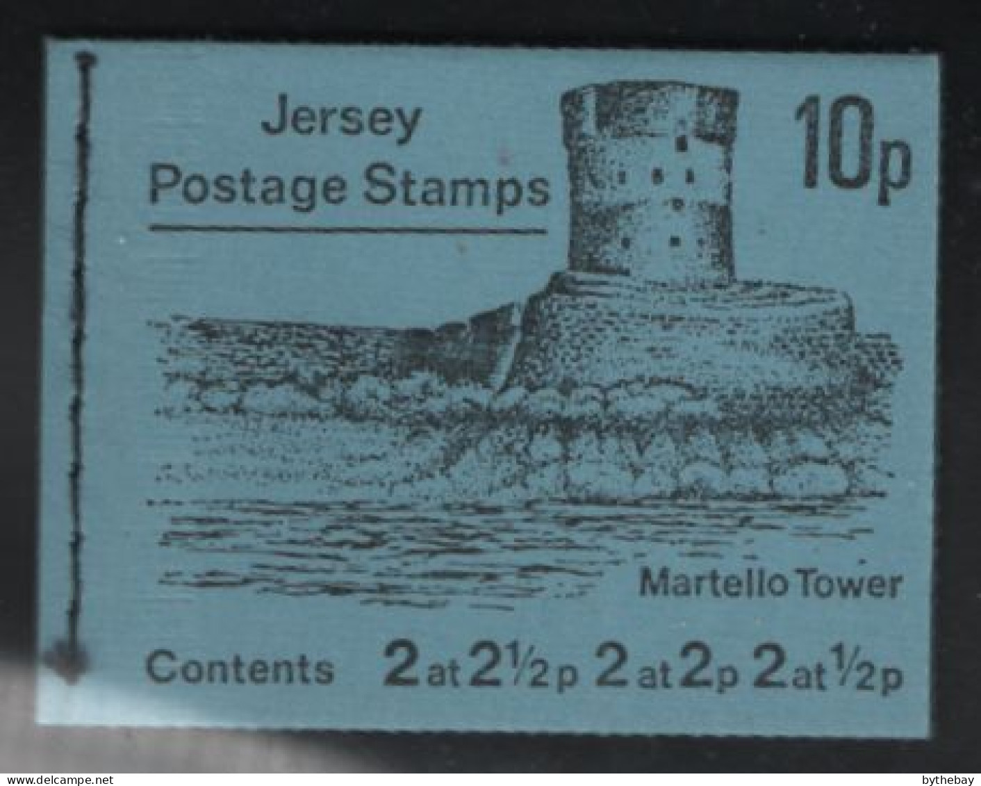 Jersey 1971 Booklet Sc 38a 2 1/2p Arms And Mace Sc 37a 2p Mont Orgueil, Sc 34a 1/2p Elizabeth Castle - Jersey