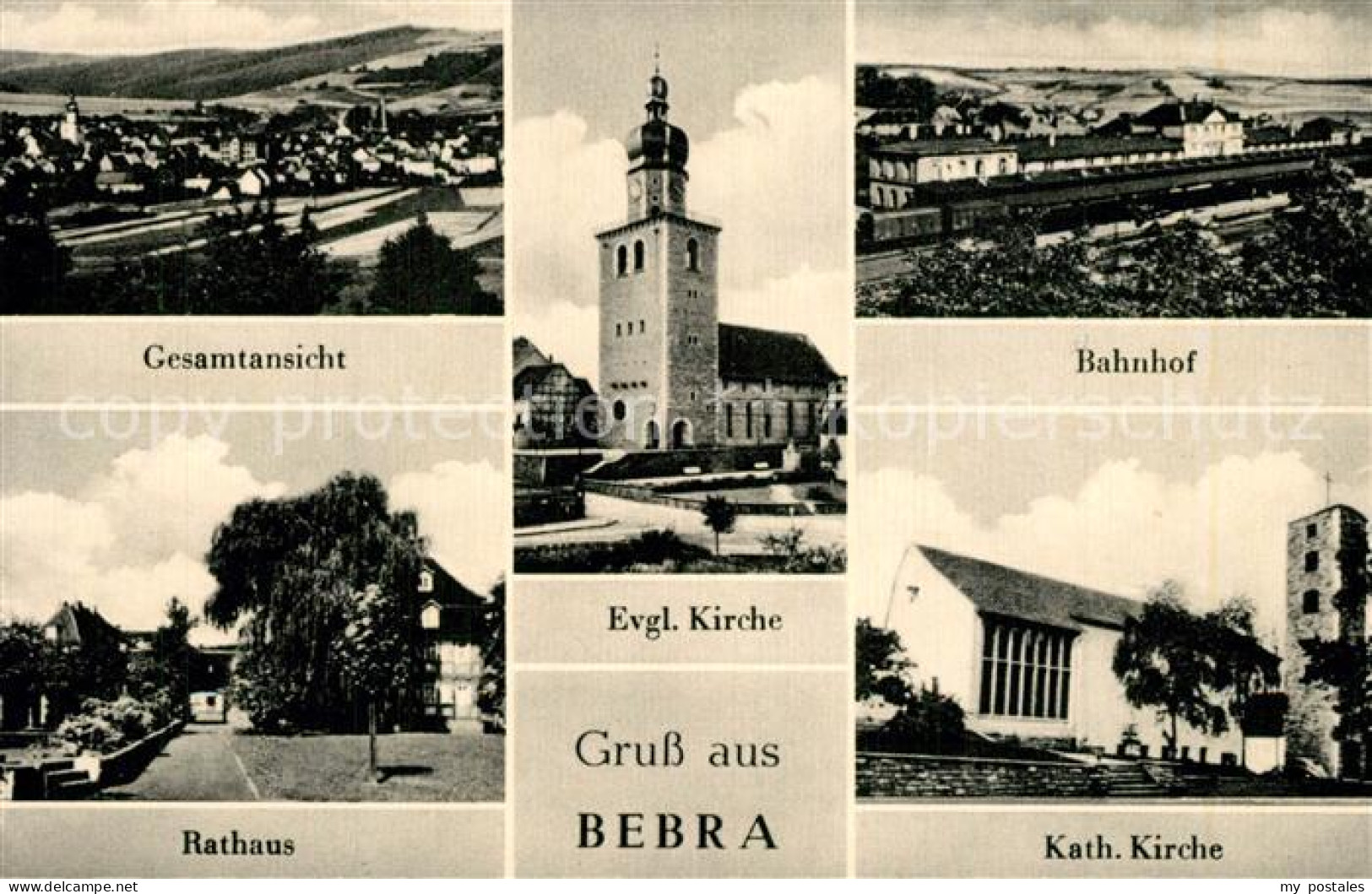 73603405 Bebra Rathaus Kirchen Bahnhof Bebra - Bebra